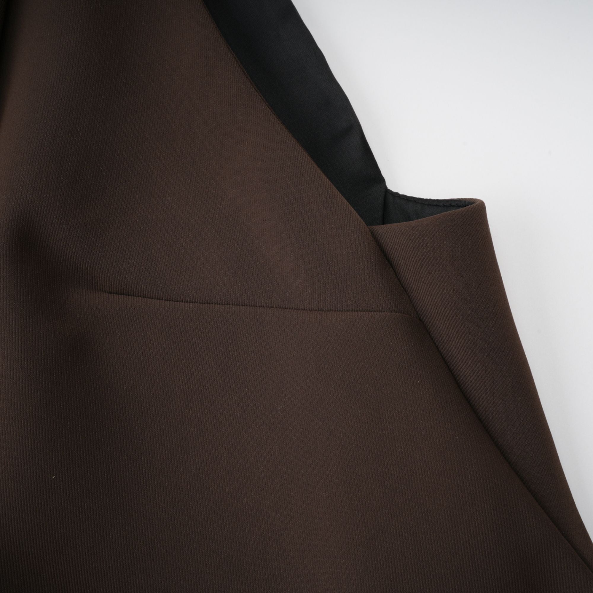 Célie Brown Contrast Color Bowknot Mini Dress