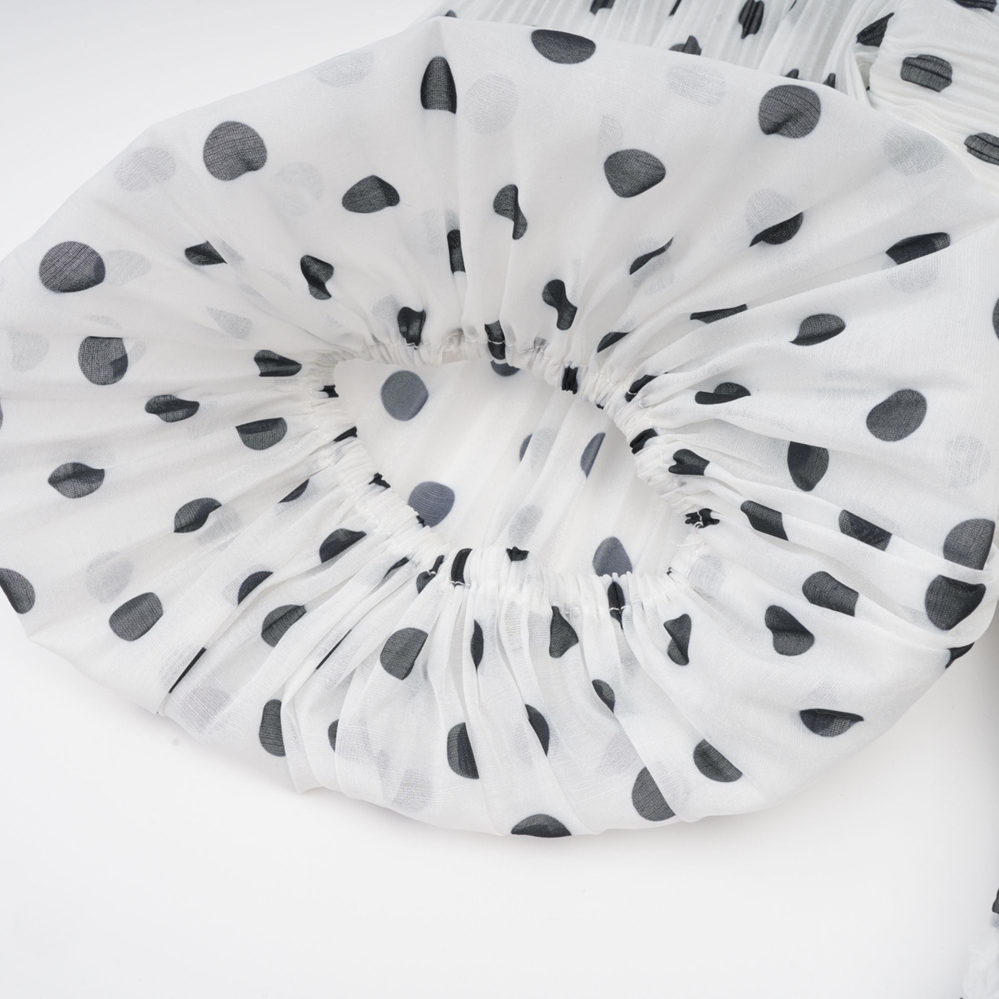 Capucine polka dot-print mini dress