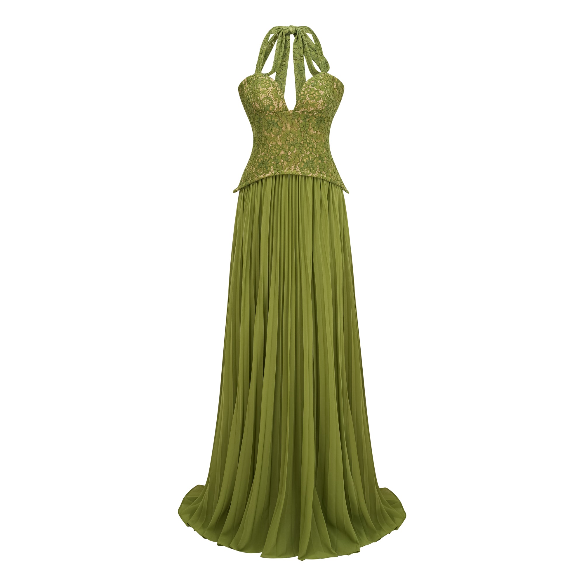 Ronja Emerald Corset Gown