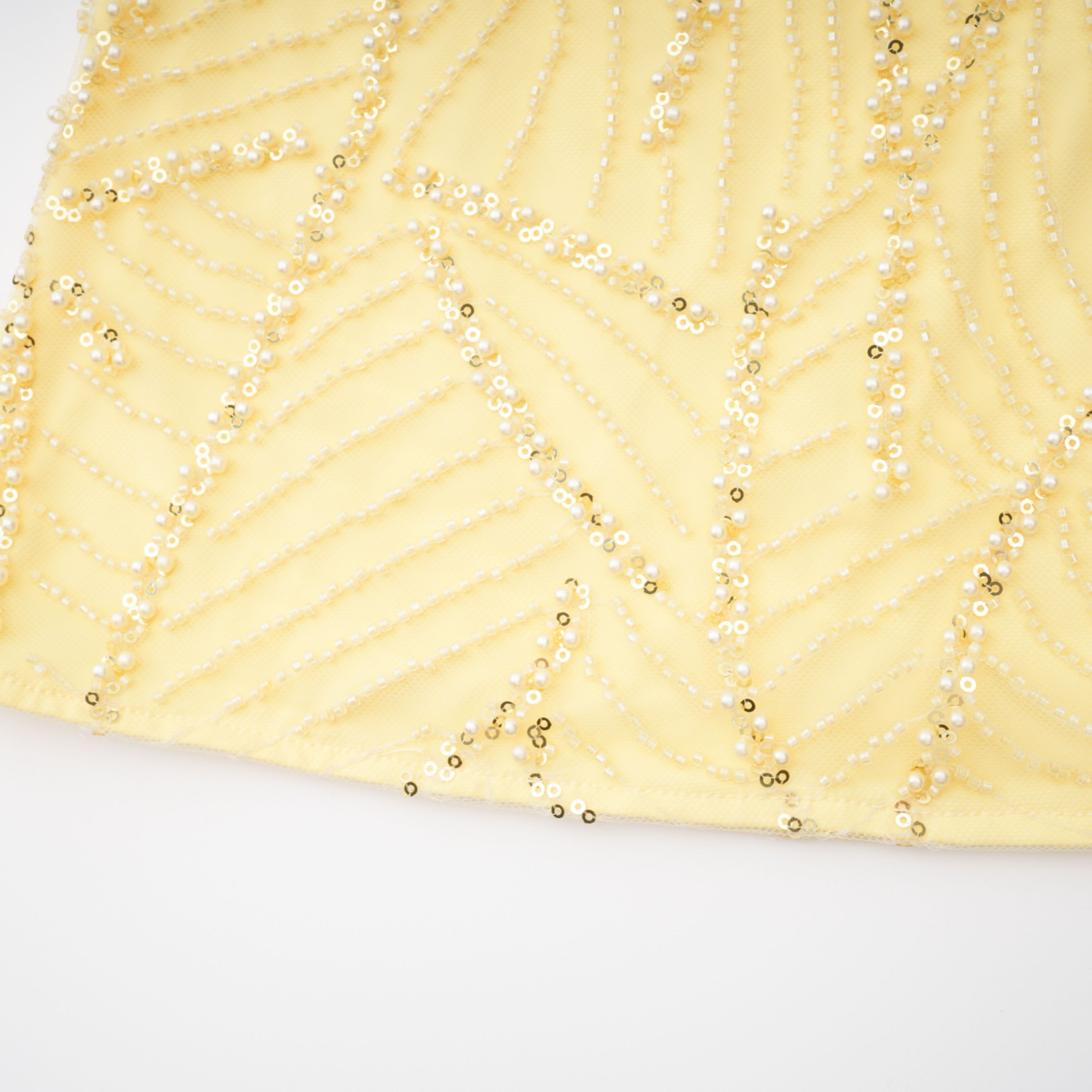 Antonia Gelbes Maxikleid mit Neckholder und Schleife