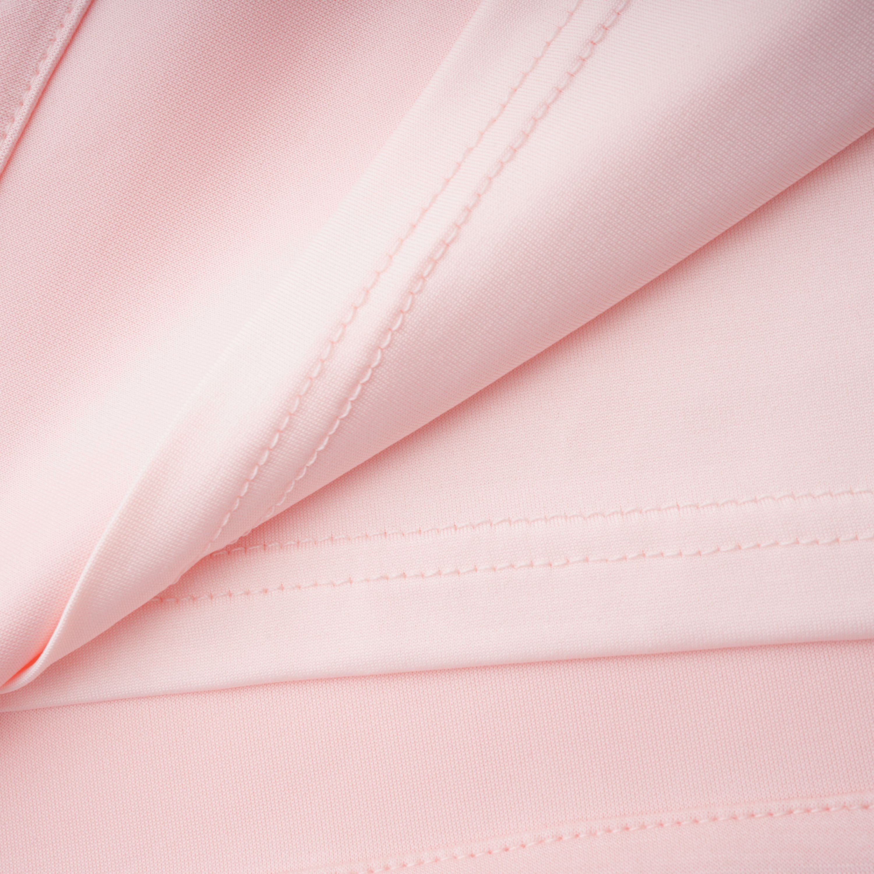 Piroska Pink Ärmelloses Minikleid mit Perlenbesatz