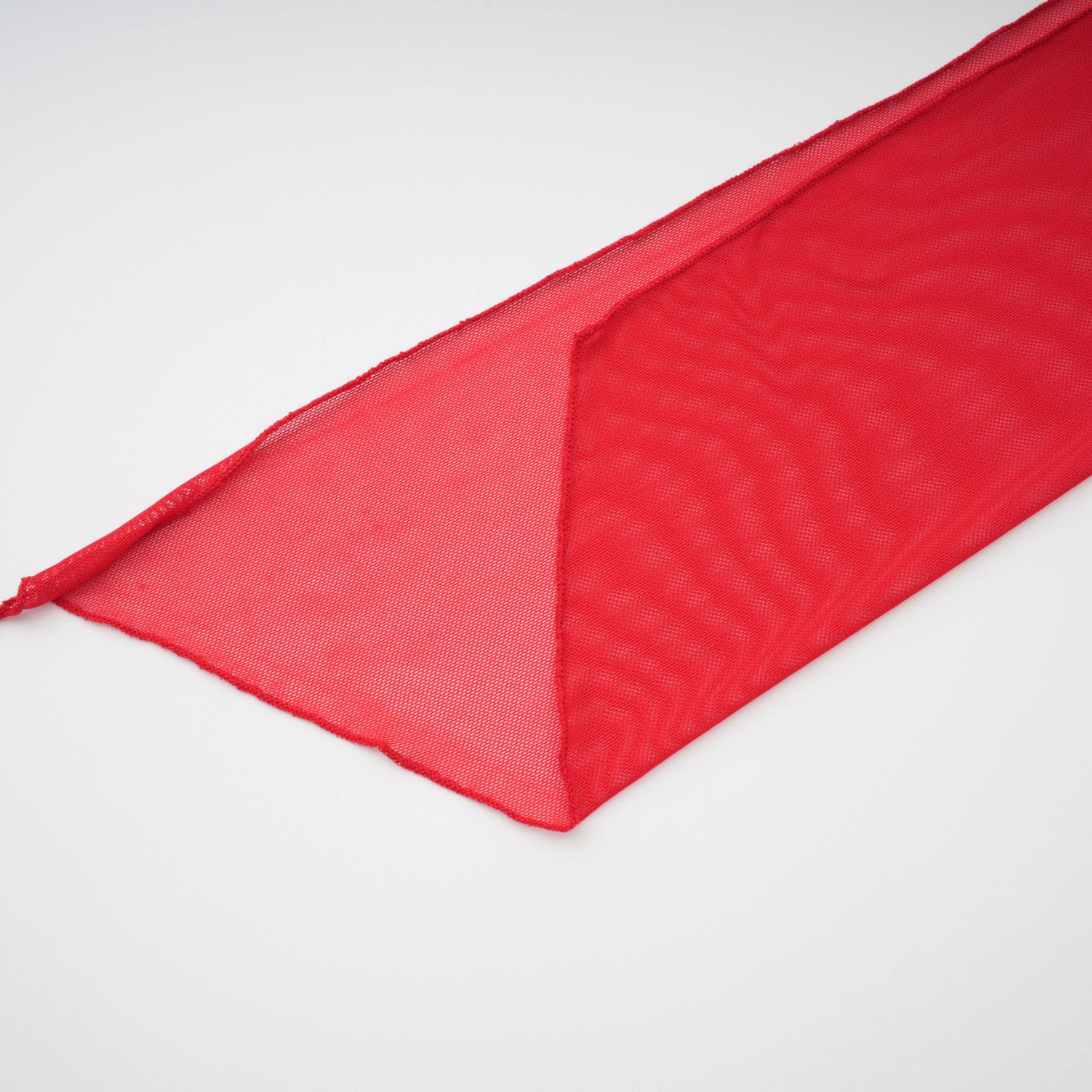 Berit Red Scarf Off Shoulder Ruched Maxi Dress