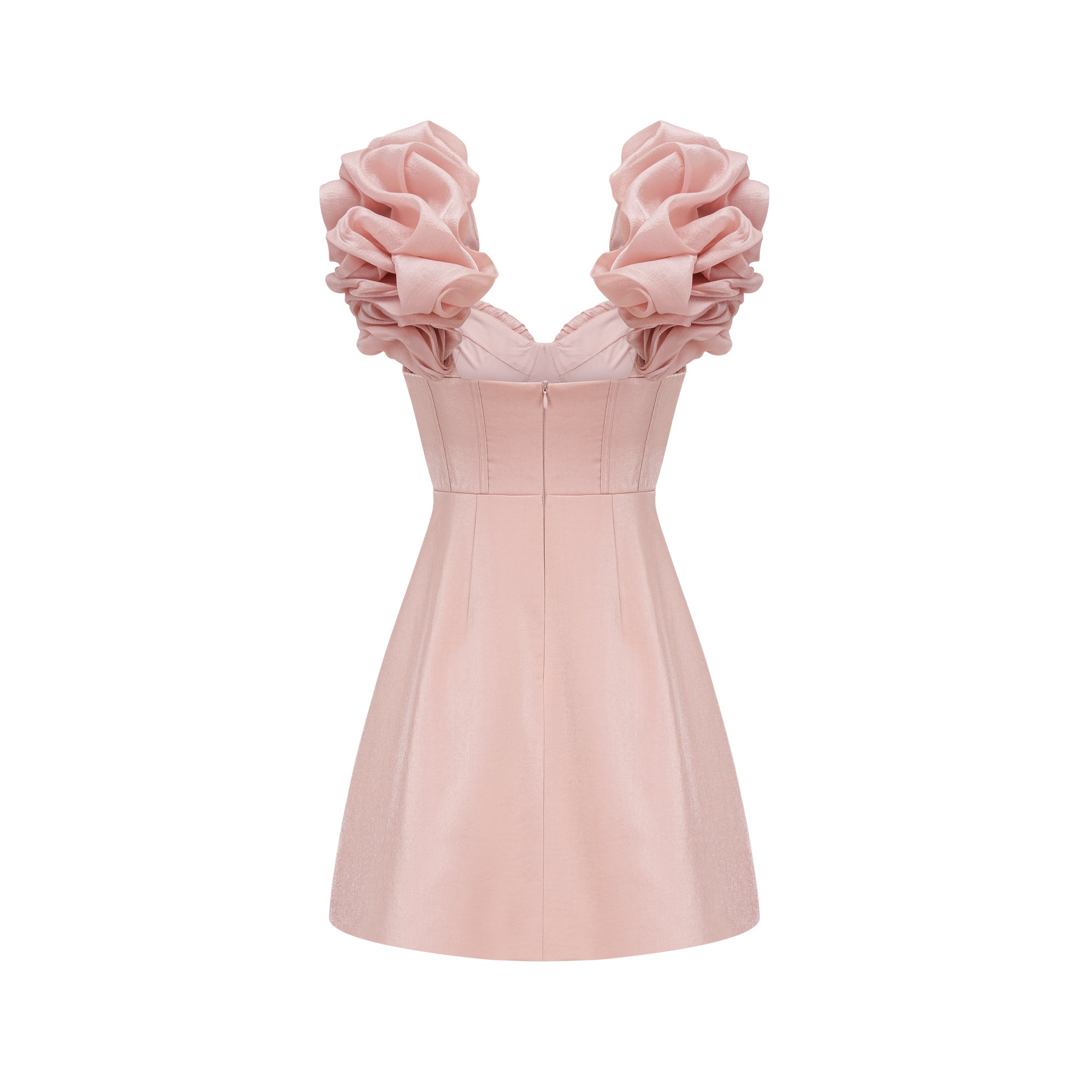 Plissiertes Minikleid „Rosalie“ mit Blumenmuster 