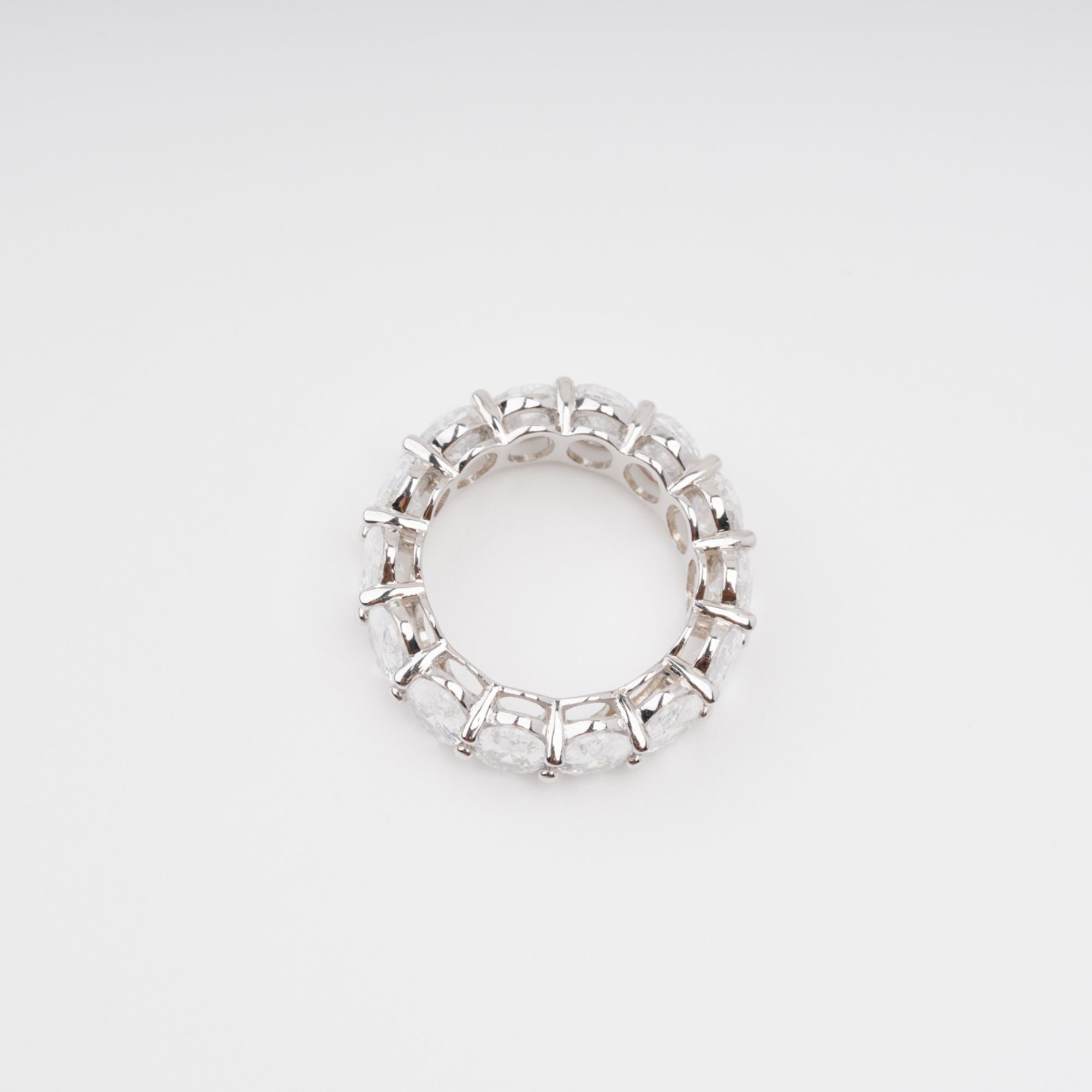 Drapé Oval Gemstone Sterling Silver Ring