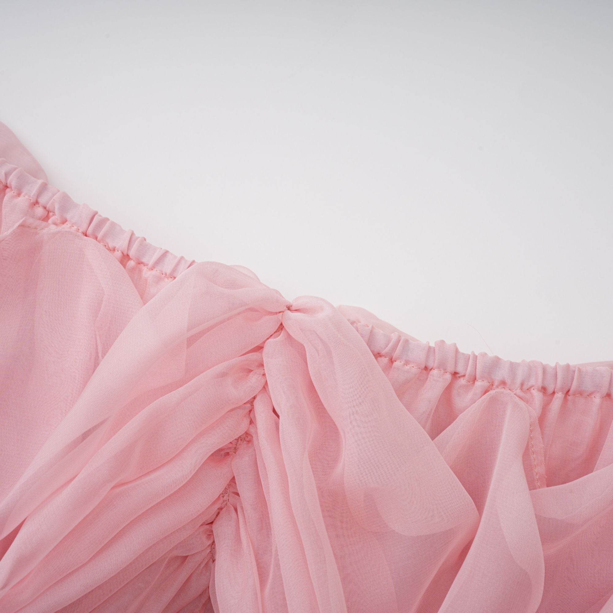 Avril pink bow draped slip mini dress