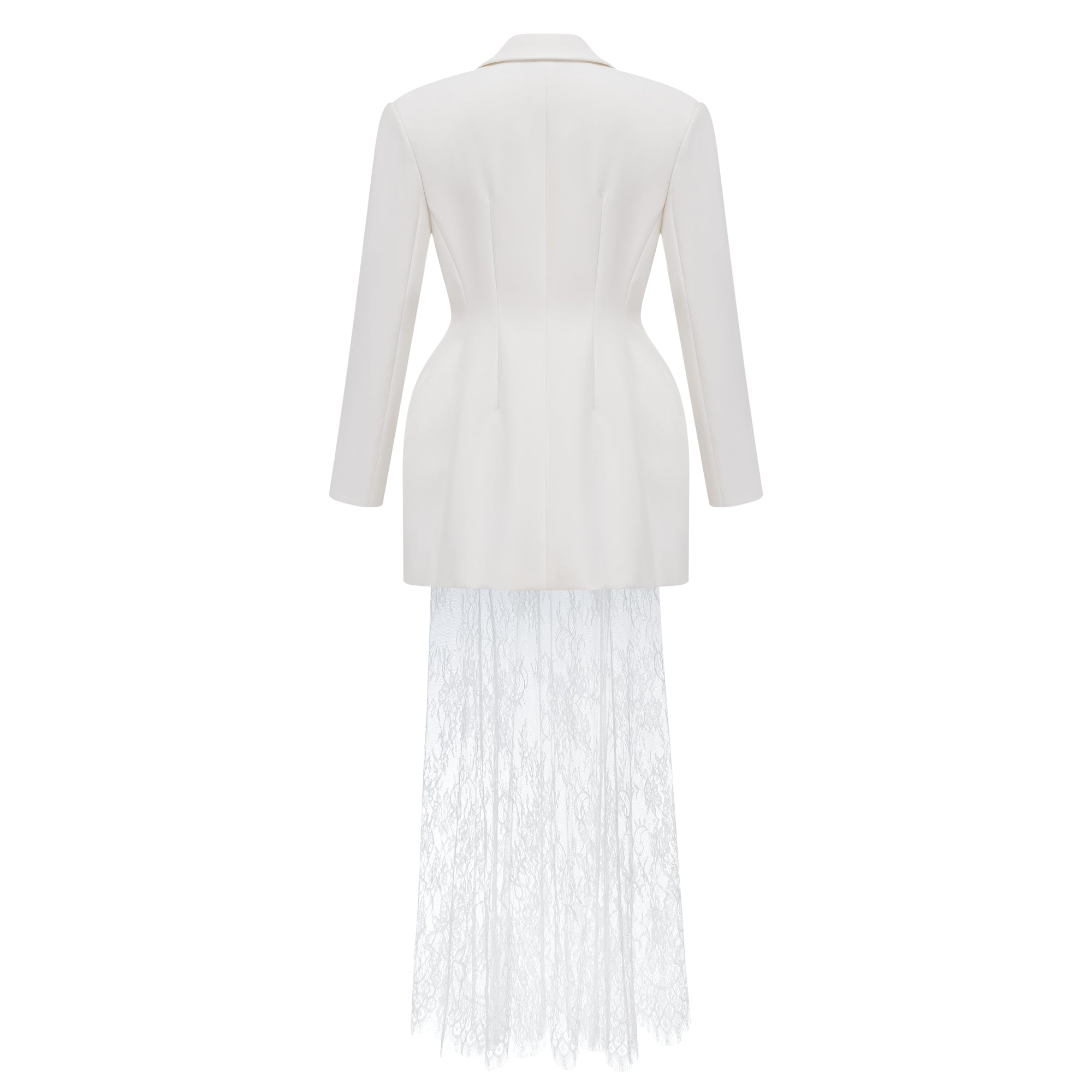 miccar シルクウールジレ　ホワイト Mackenzie, One-Size Button-Up Shirt, White | Frank & Eileen