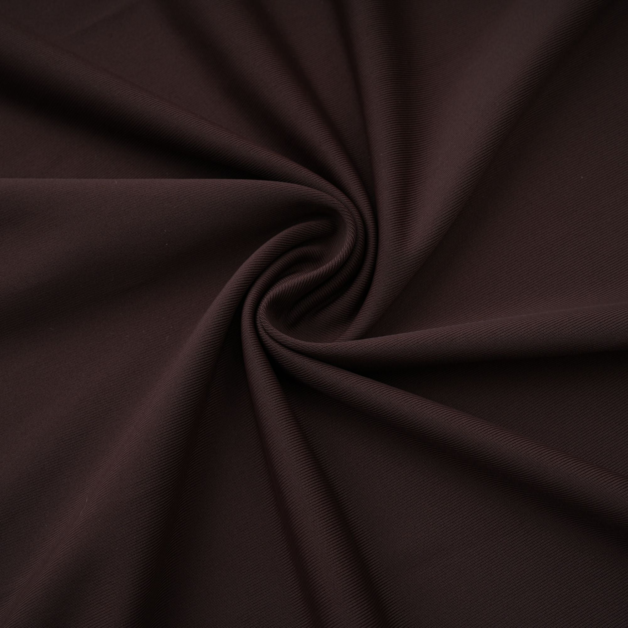 Fée – Braunes, asymmetrisches, gerüschtes Minikleid