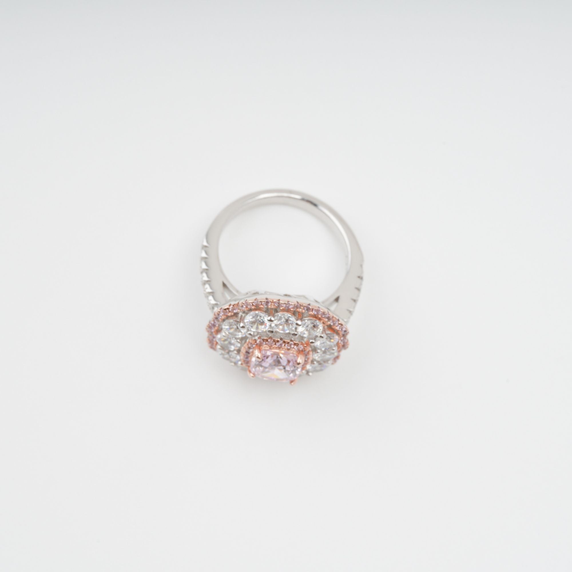 Marianne Pink Polished Zircon Gemstone Sterling Silver Ring