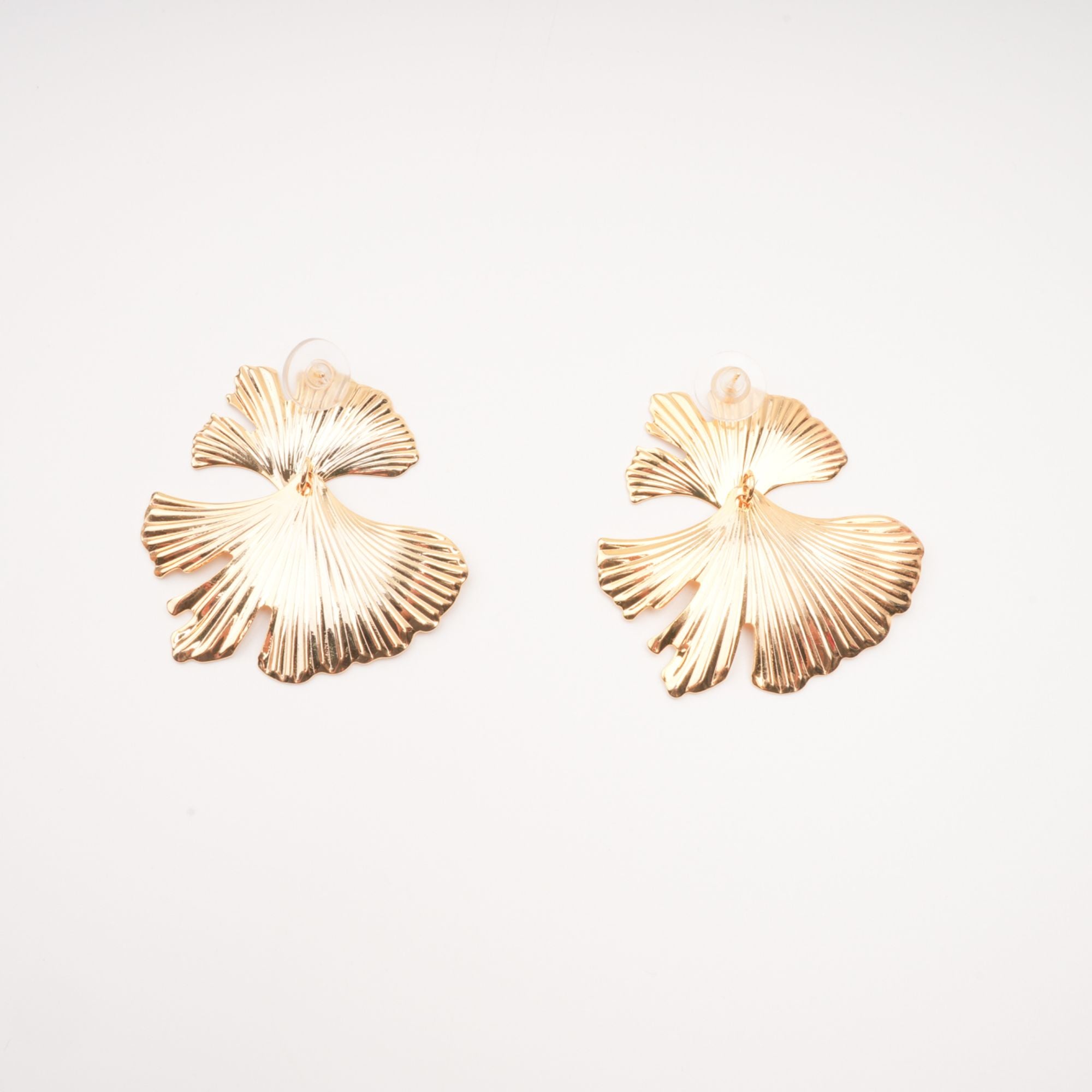 Adriana gold filled ginkgo earrings