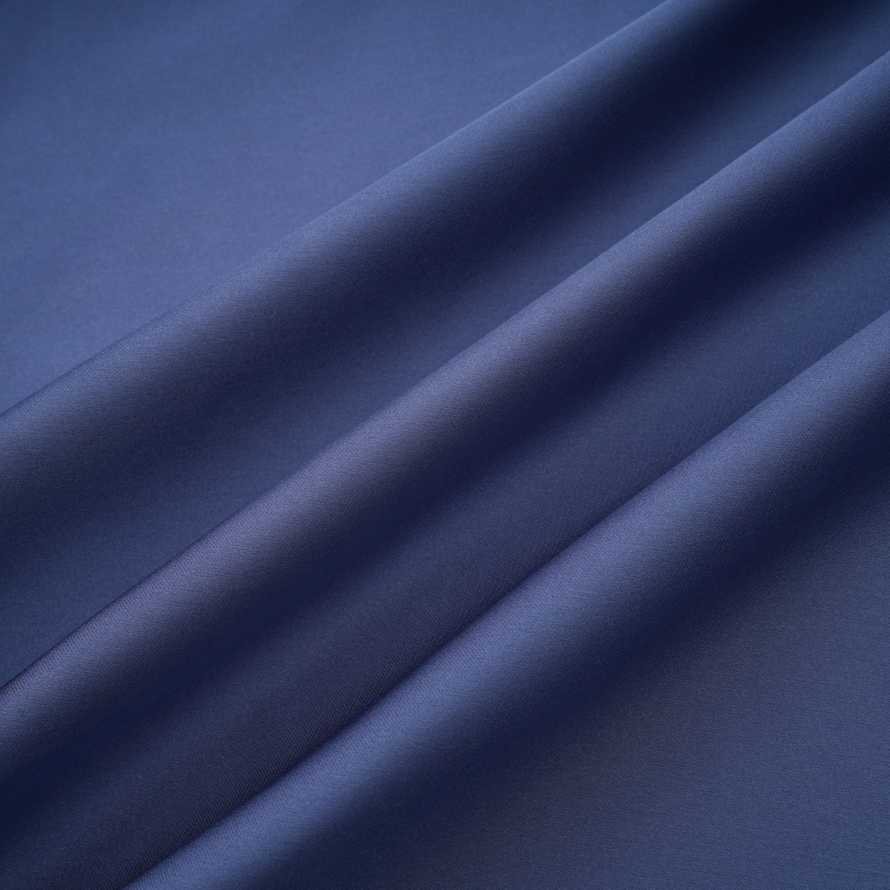 Angelína Blau Diagonal Plissiertes Maxikleid mit Raffungen