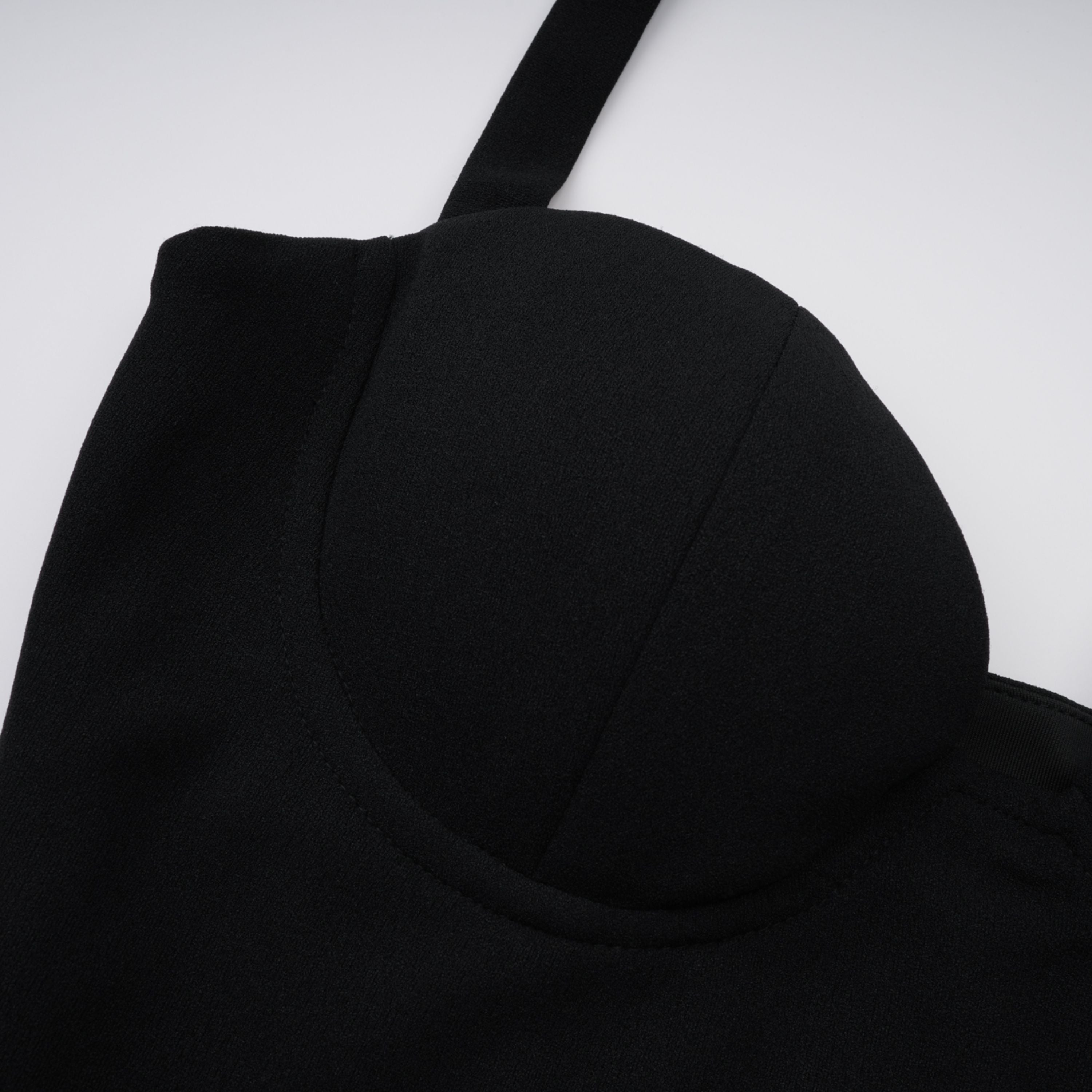 Kaelin Black Halterneck Cut Out  Maxi Dress