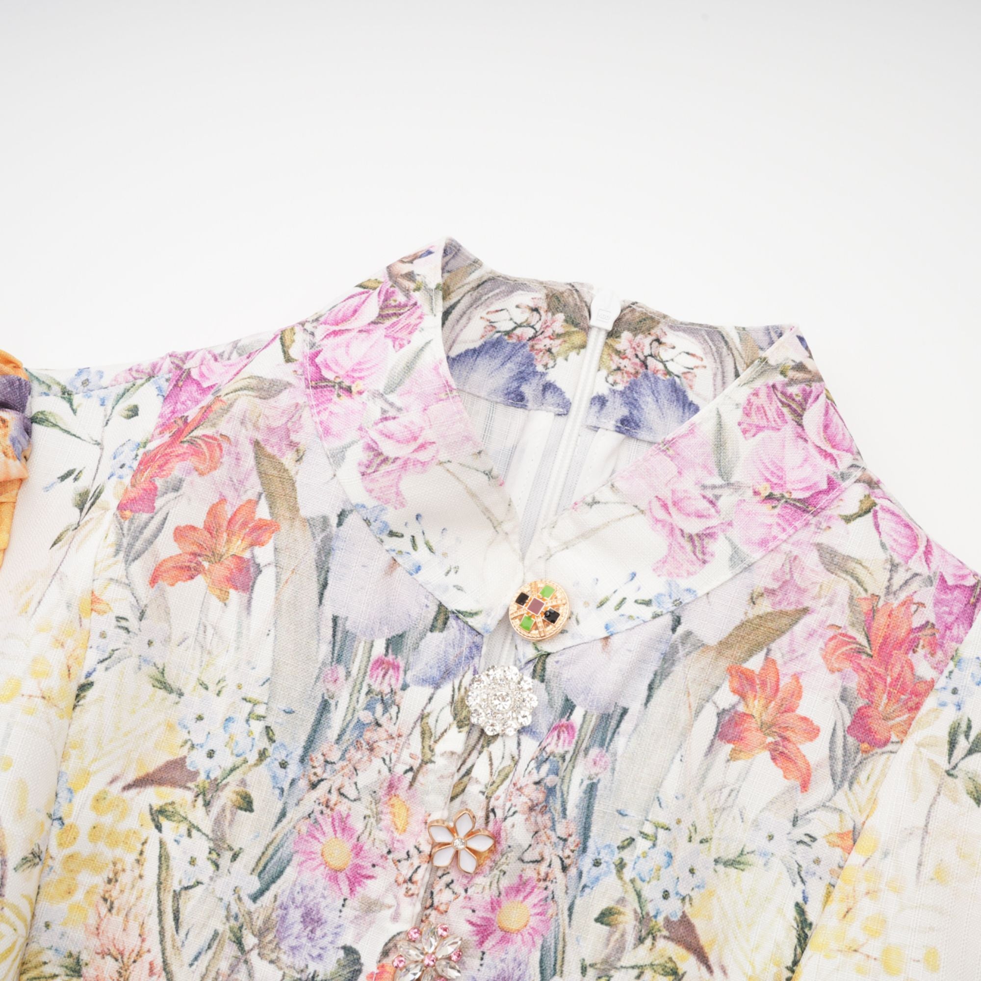 Lisette floral-print mini dress