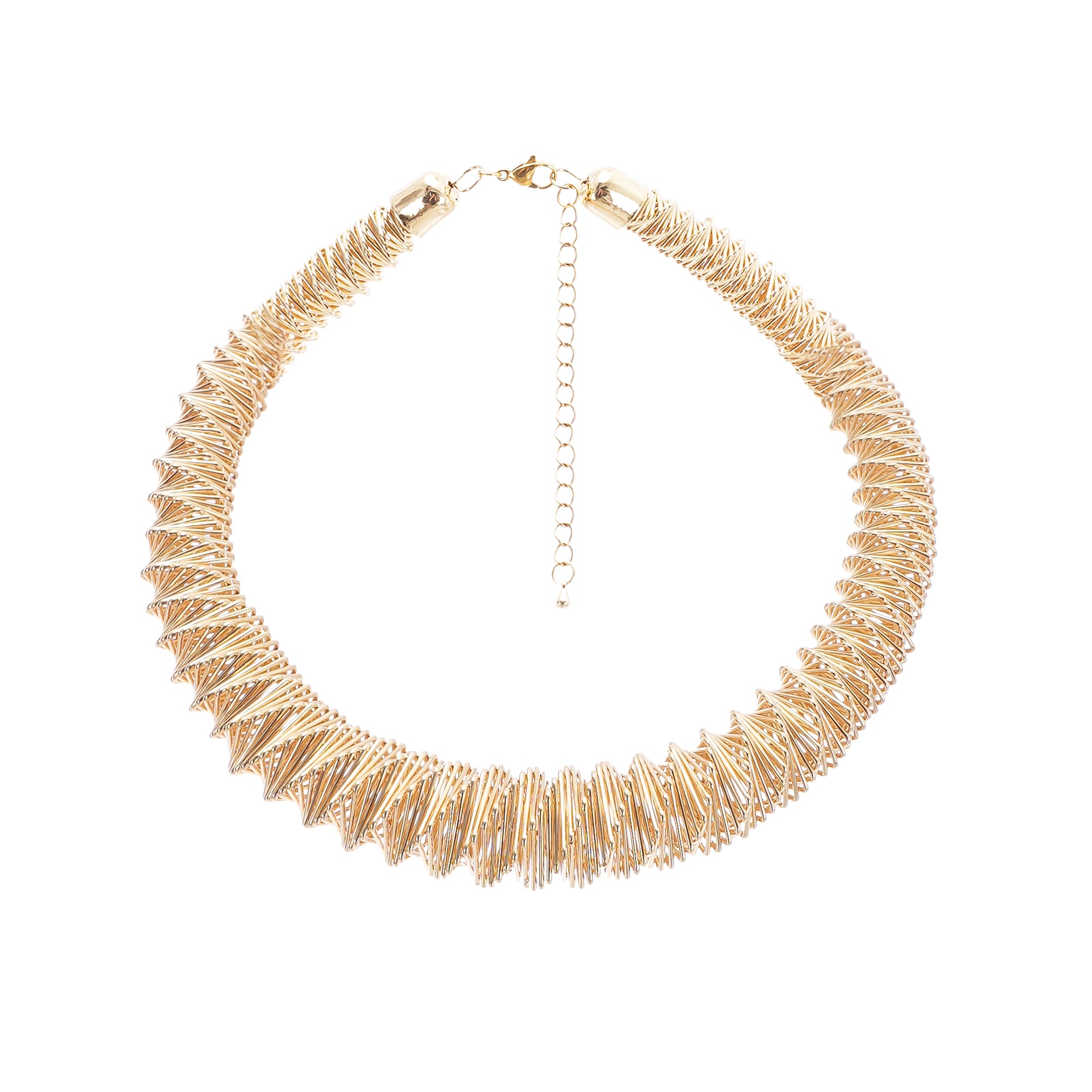 Thaïs gold twisted necklace