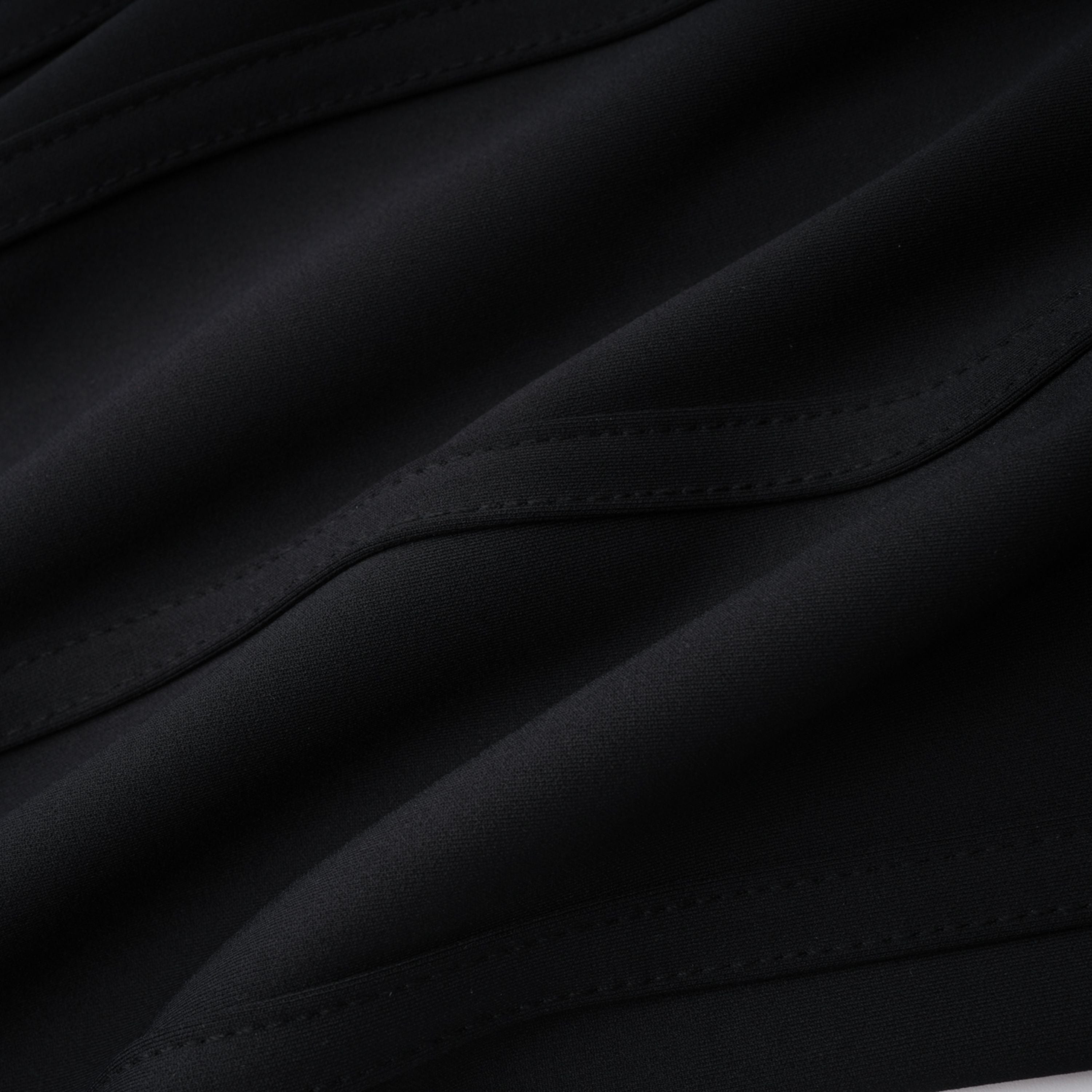 Cordelia Black Decorative Stitching Leggings