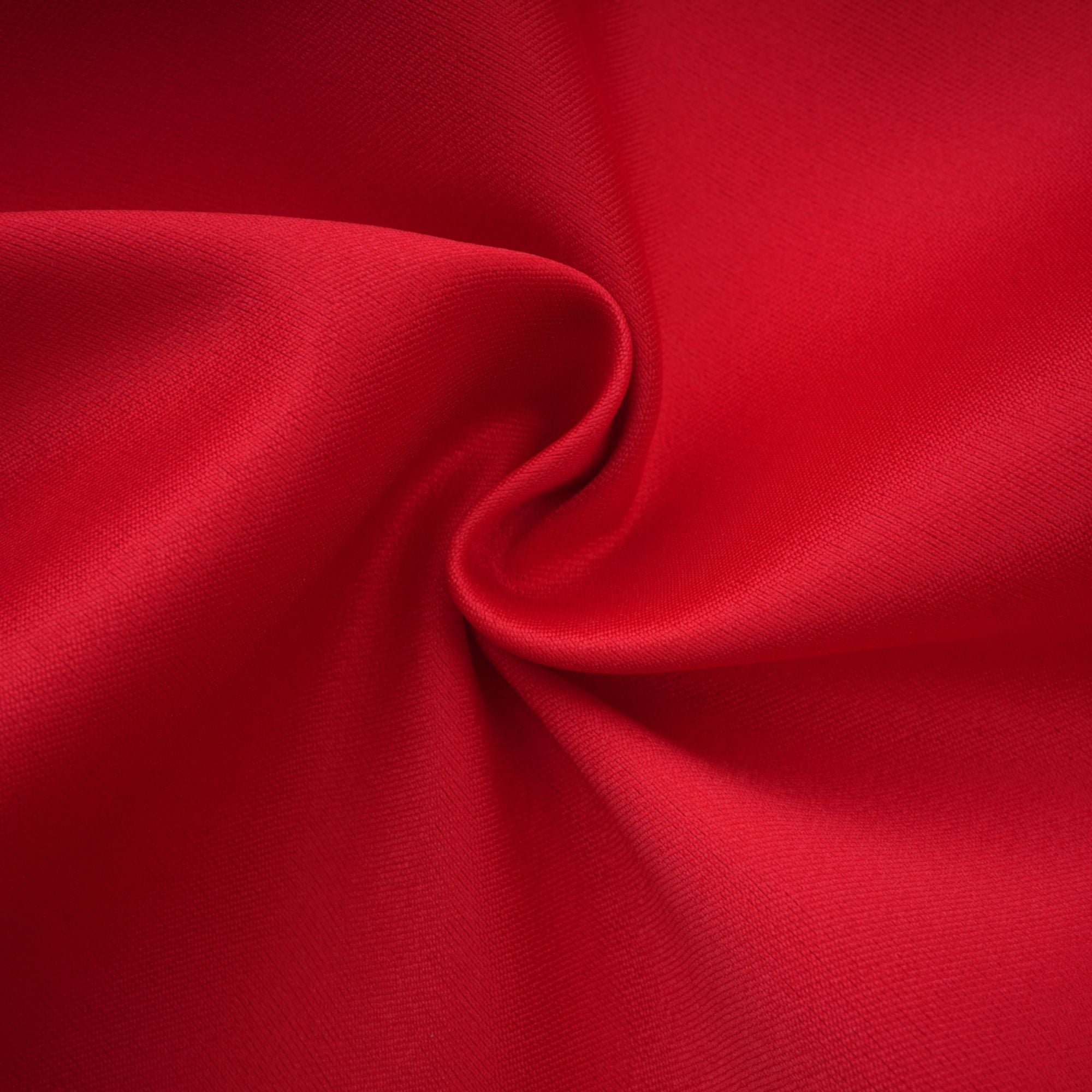 Aventin Red Godet Design Midi Dress