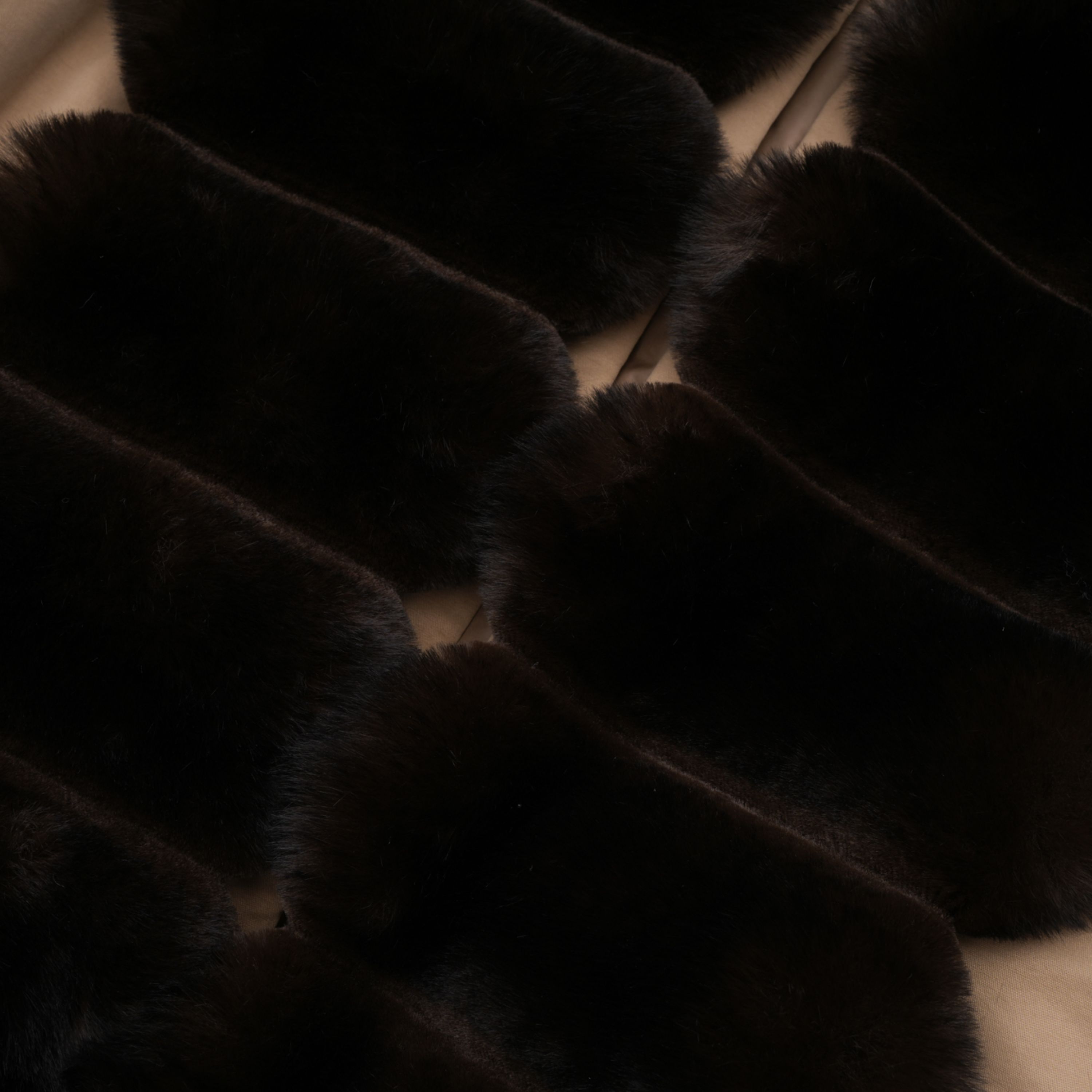 Ileana Khaki Fur Trim Bubble Down Jacket