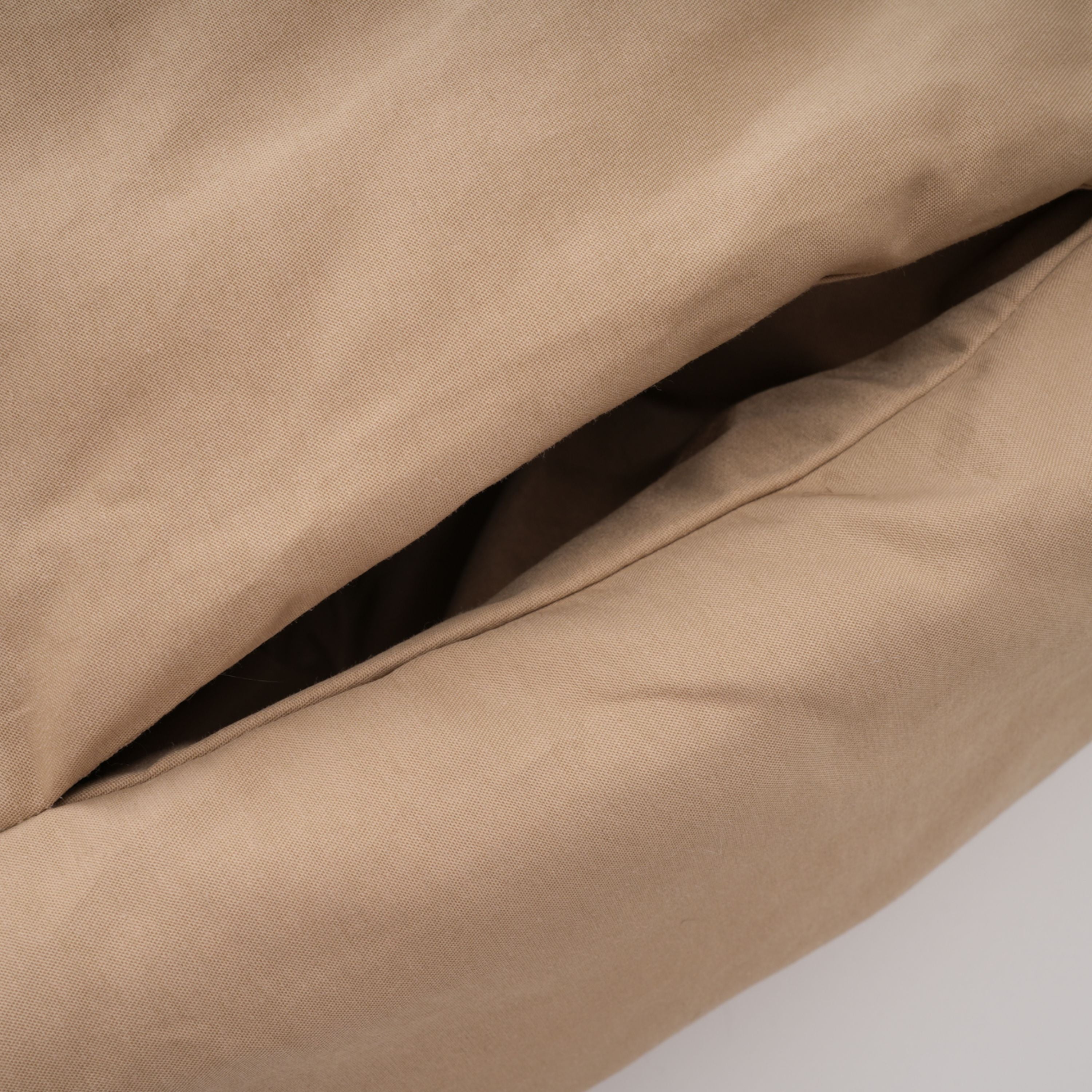 Ileana Khaki Fur Trim Bubble Down Jacket