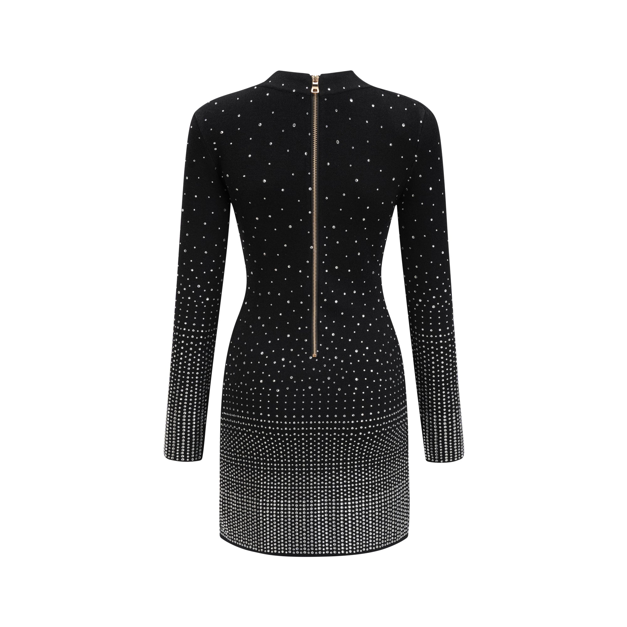 Fabrizia V-neck rhinestone-embellished mini dress