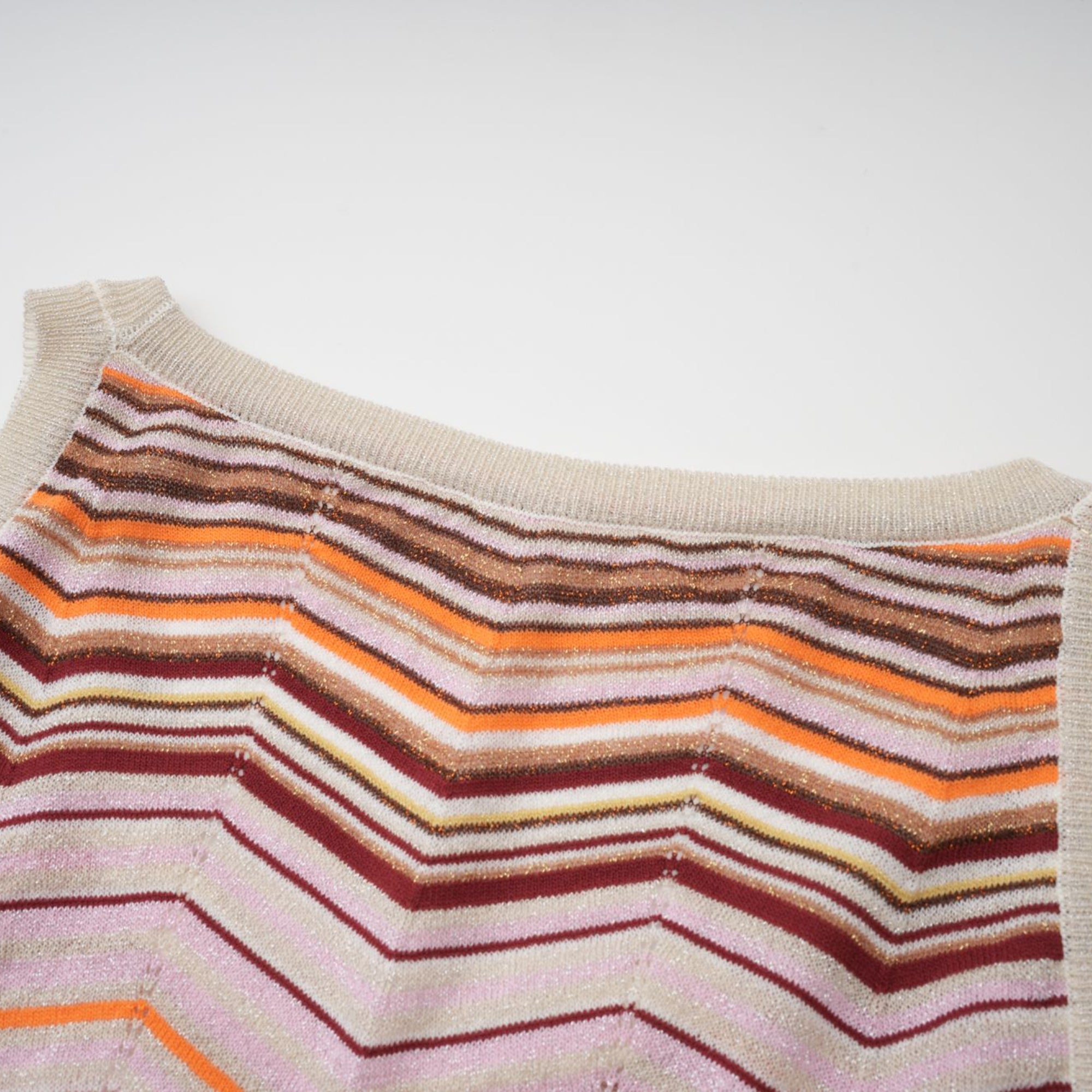 Chloé Neutral Striped Knit Matching Set (Final Sale-US Only)