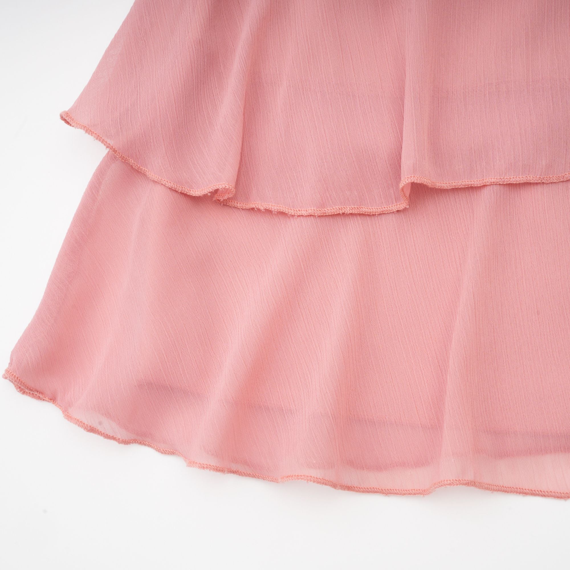 Briar pink tiered halterneck mini dress