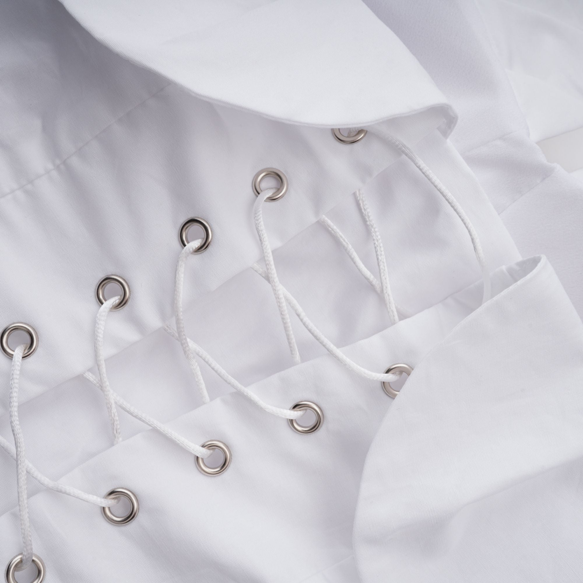 Alicia White Ruched Blouse & Skirt Set