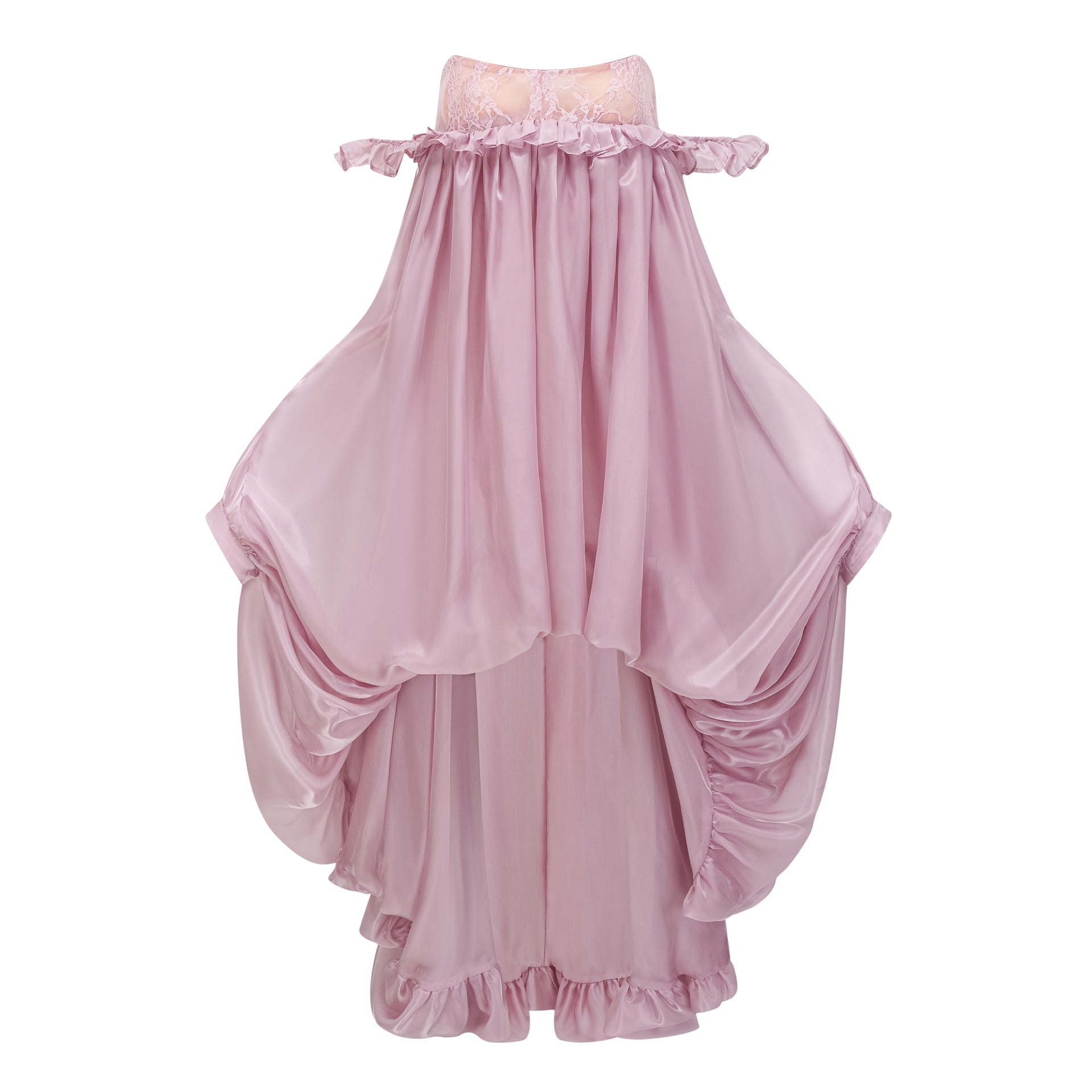 melaina bubble hem mini dress pink Brooklyn Pink Glossy Bubble Hem Mini Dress, S / Pink