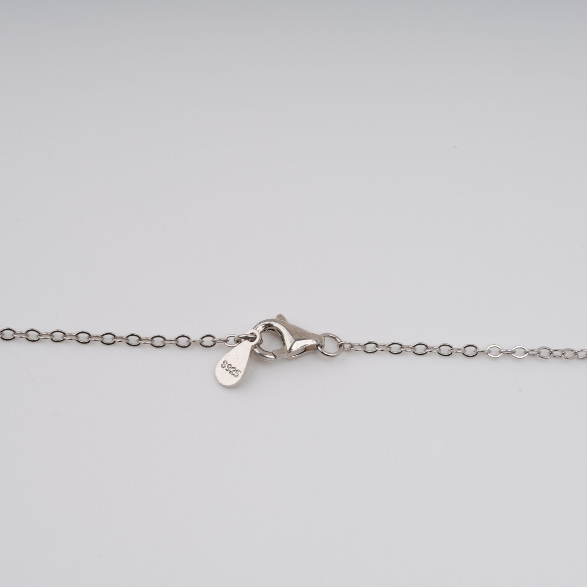 Rikka Pink Oval Cut Gemstone Pendant Sterling Silver Necklace