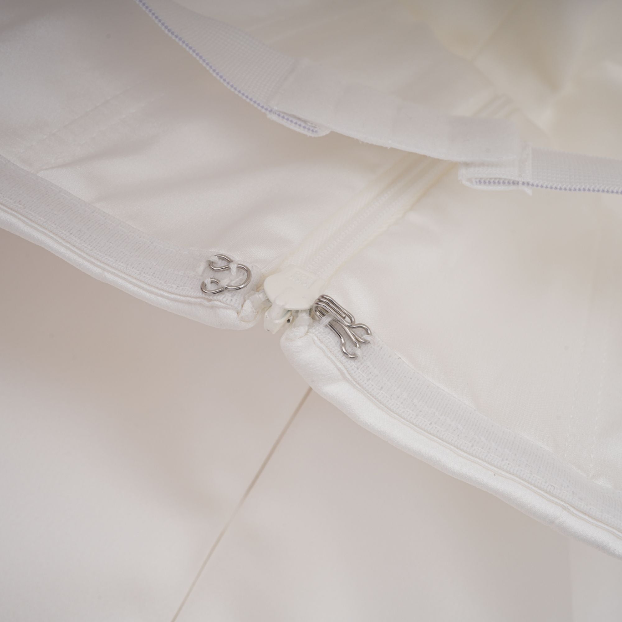 Alba White Barrel Waist Corset Maxi Dress