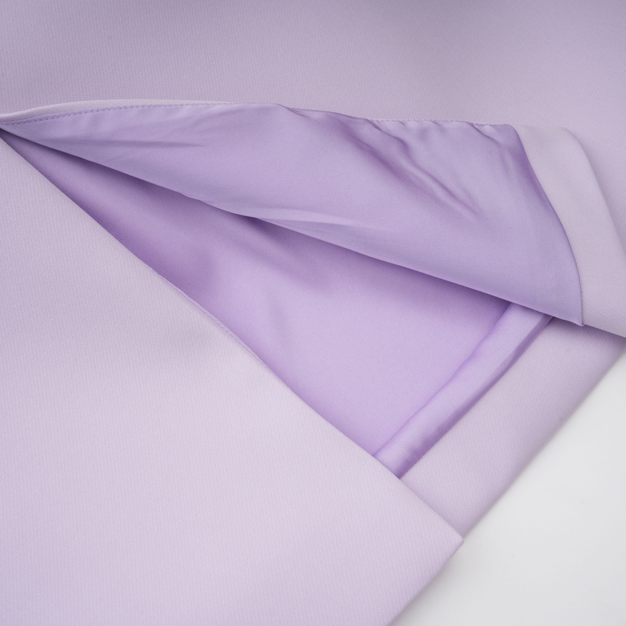 Annabelle Purple Cape-Design Ribbon Maxi Dress