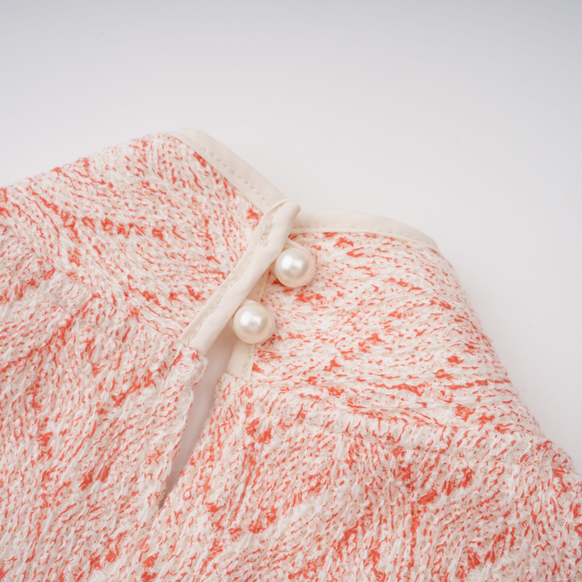 Carolina Pink Crochet Knit Blouse & Skirt Set