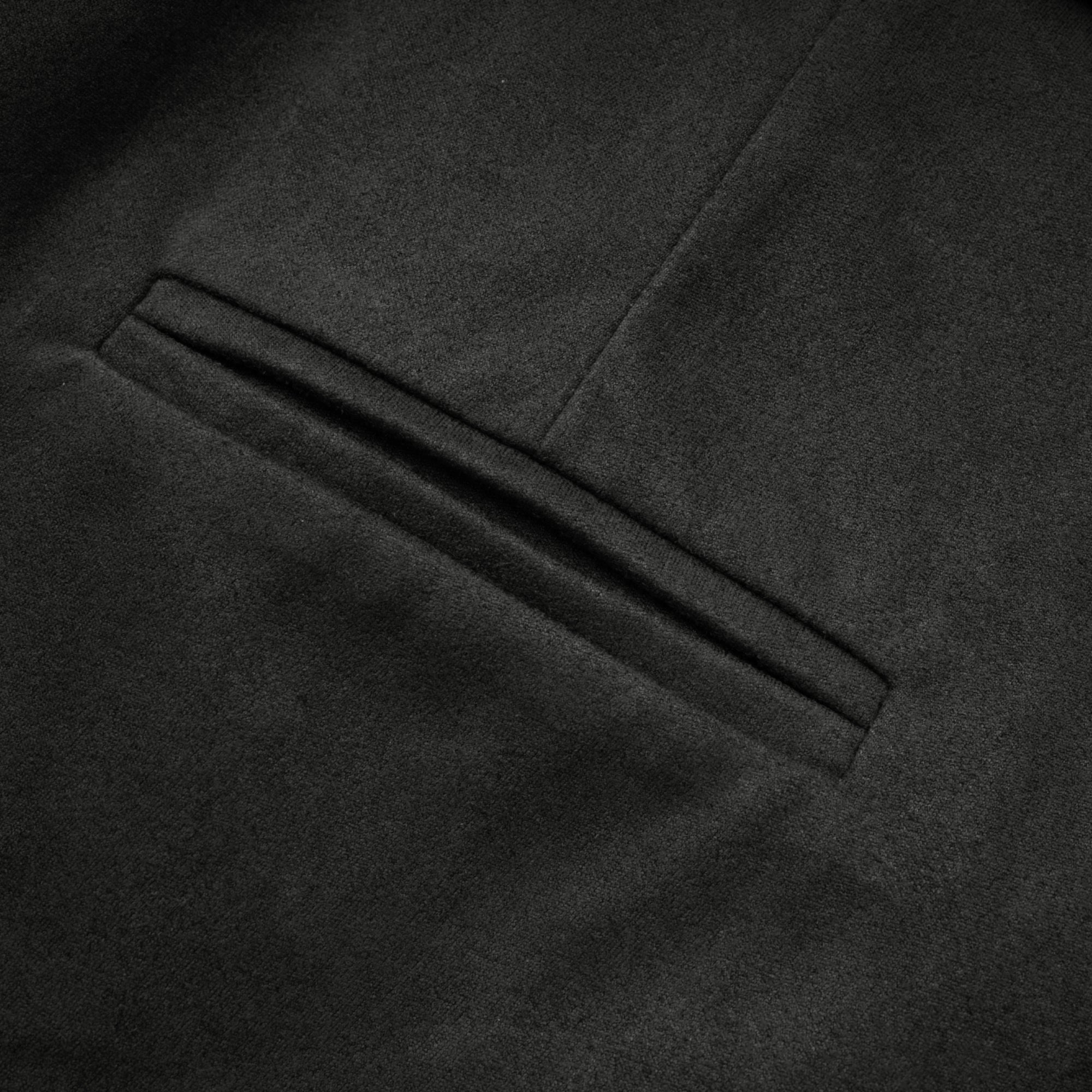 شورتات Chaney ذات الحافة الهوائية الرمادية المصنوعة من الجلد المدبوغ