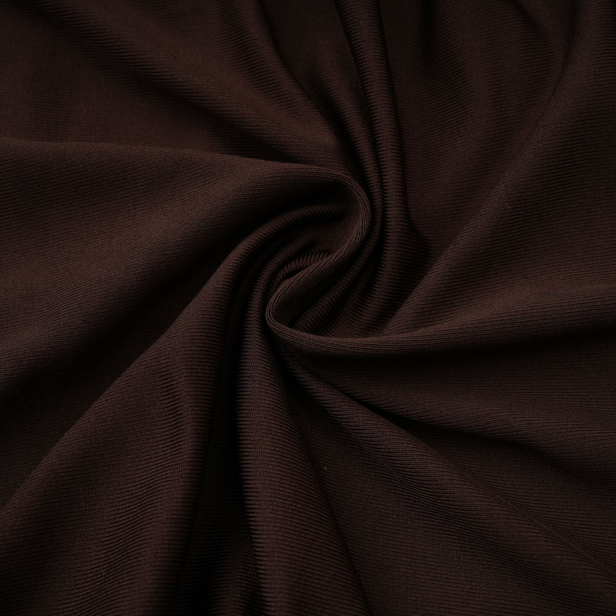 Brigitte Brown Lace Panel Ruched Maxi Dress