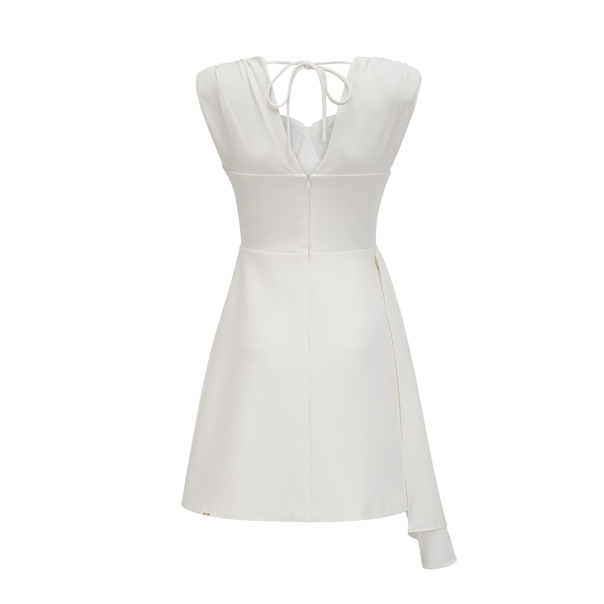 Solange crystal-embellished ribbon mini dress (US Only)