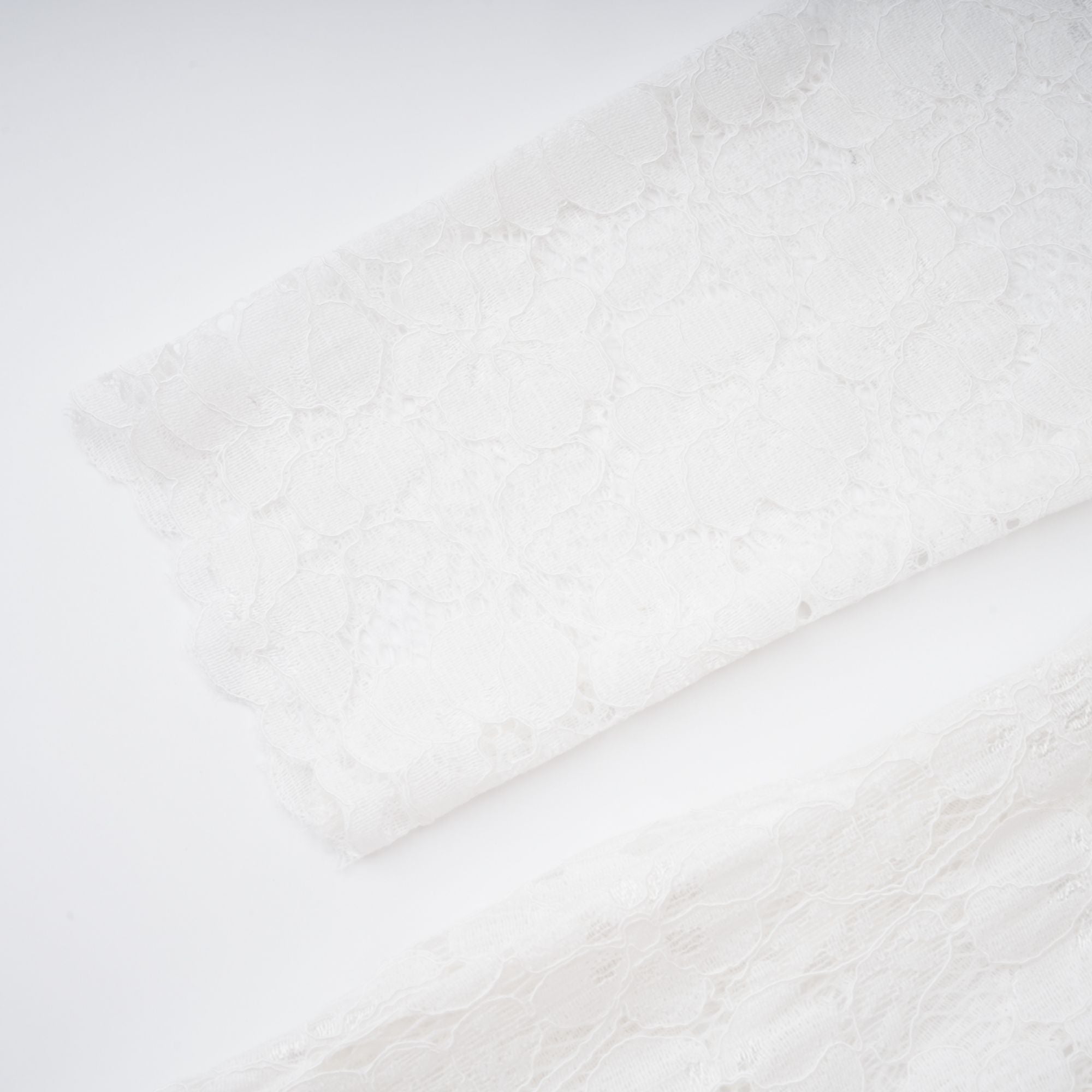 Bronte White Pleated Floral Lace Midi Dress