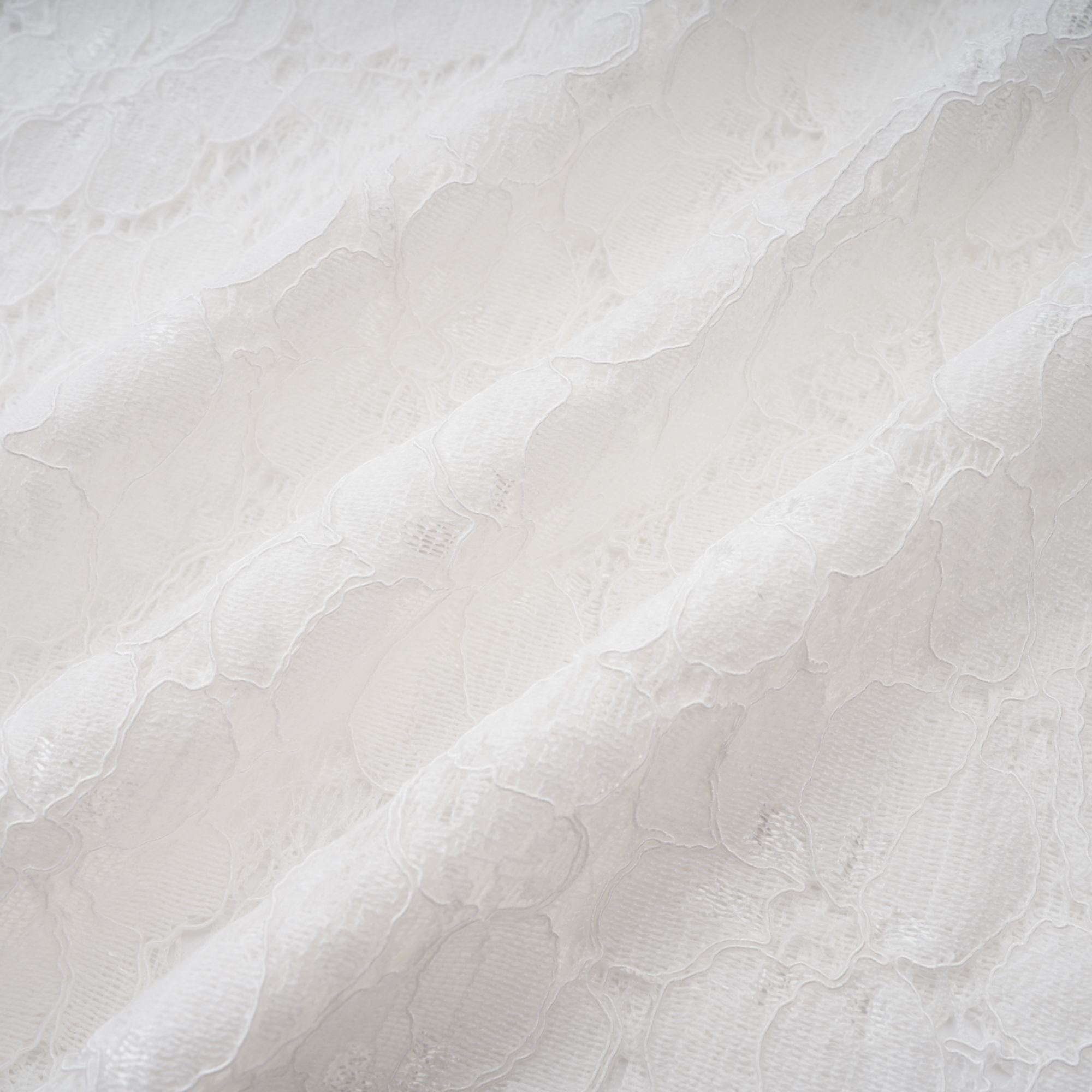 Bronte White Pleated Floral Lace Midi Dress