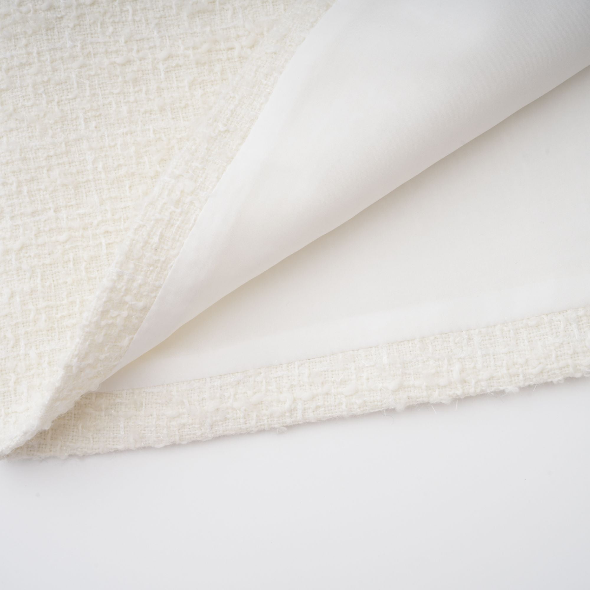 Gaëlle White Faux Pearl Tweed Mini Dress