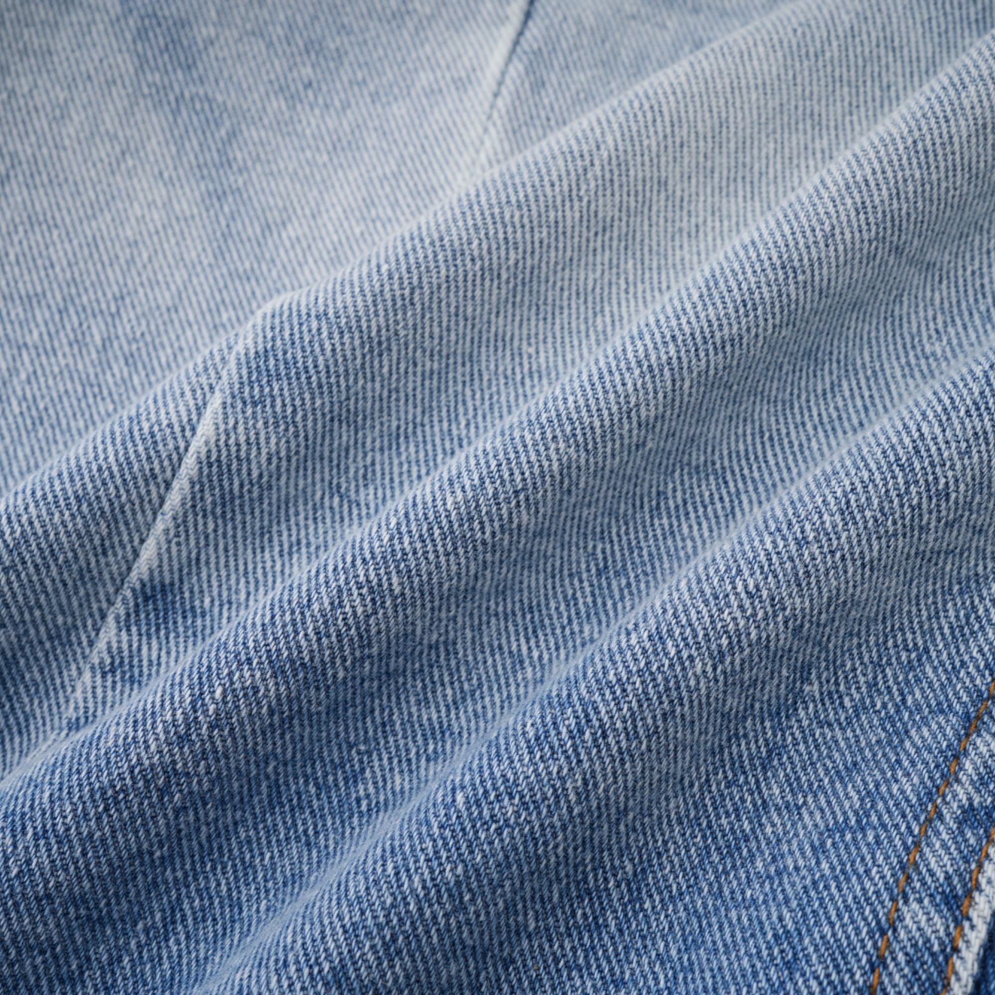 Edda Light Blue Belted Denim Jacket