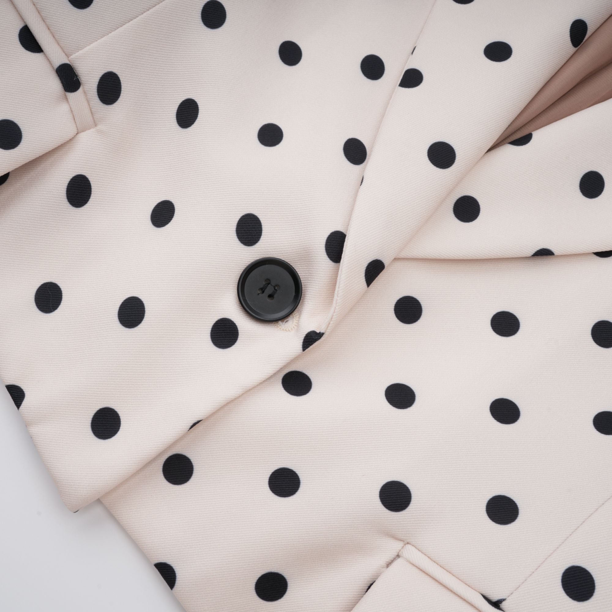 Valentine White Bowknot Polka Dot Short Jacket