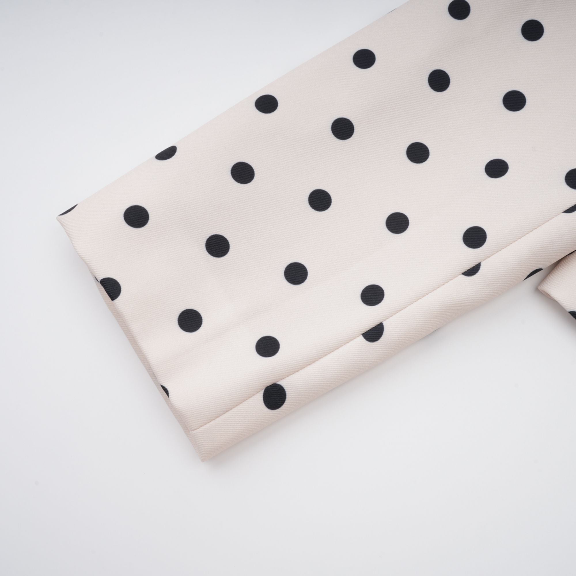 Valentine White Bowknot Polka Dot Short Jacket