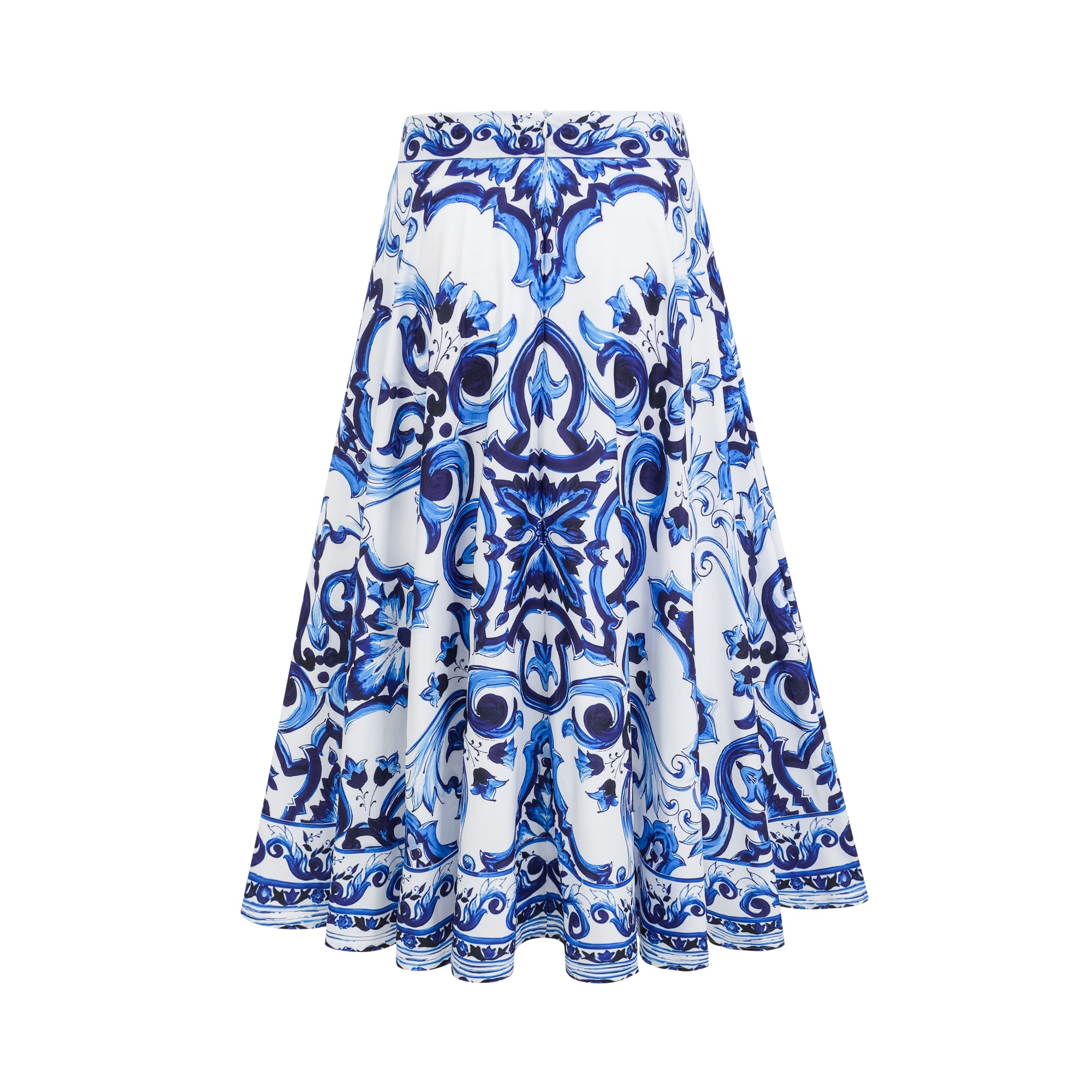 Allegra graphic-printed top & skirt matching set