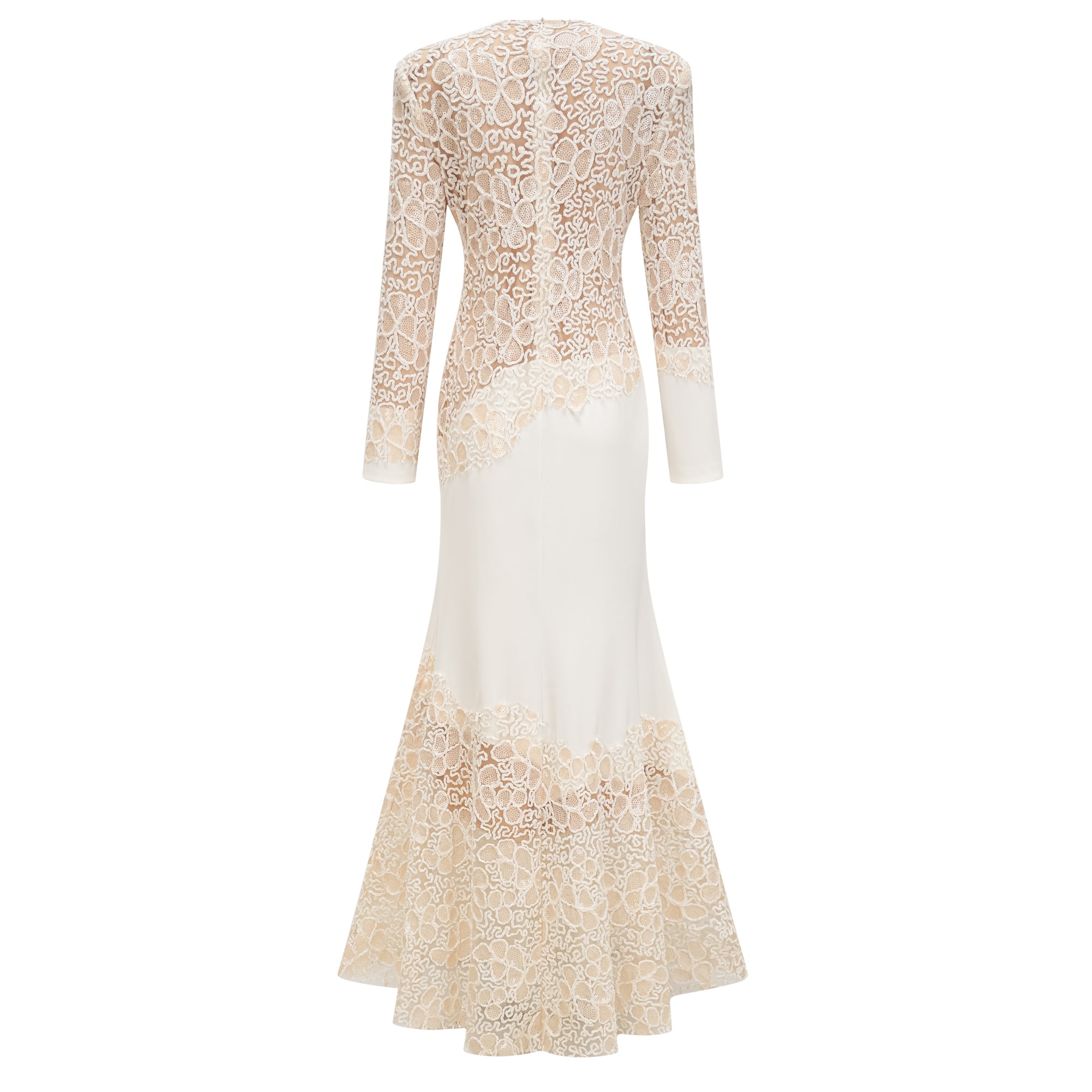 فستان ماتيلد الأبيض المطرز