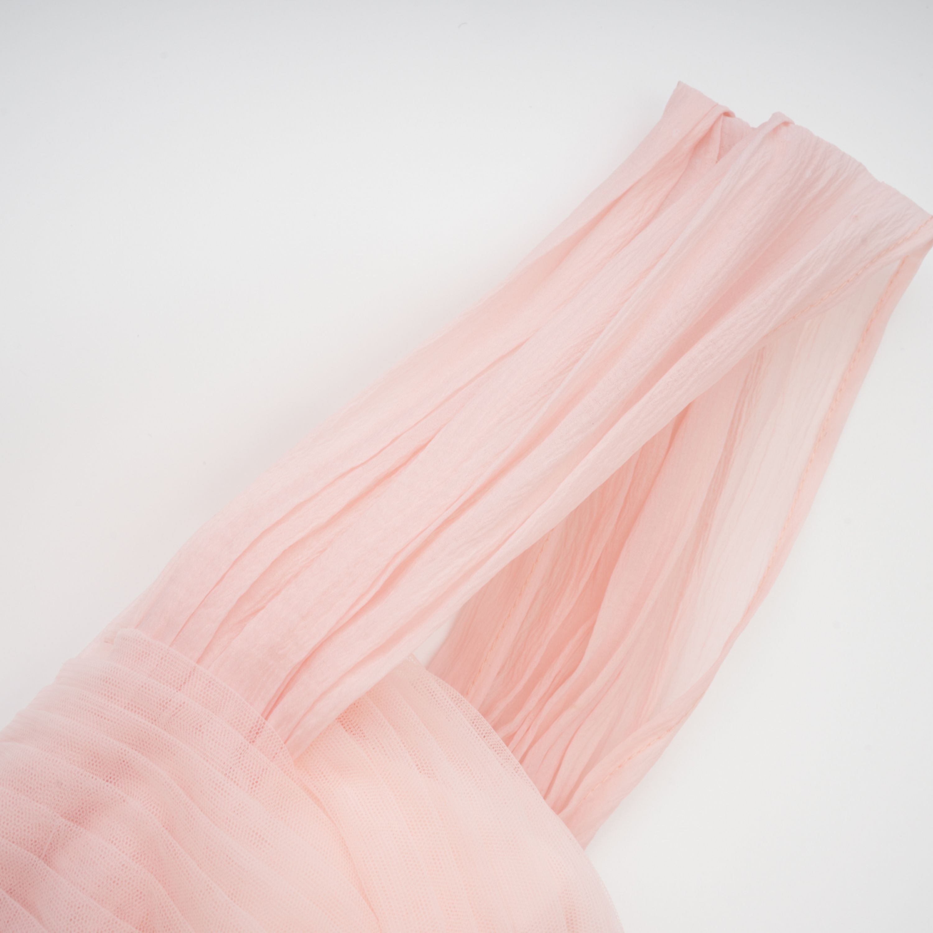 Érasme Pink Flounced Midi Dress