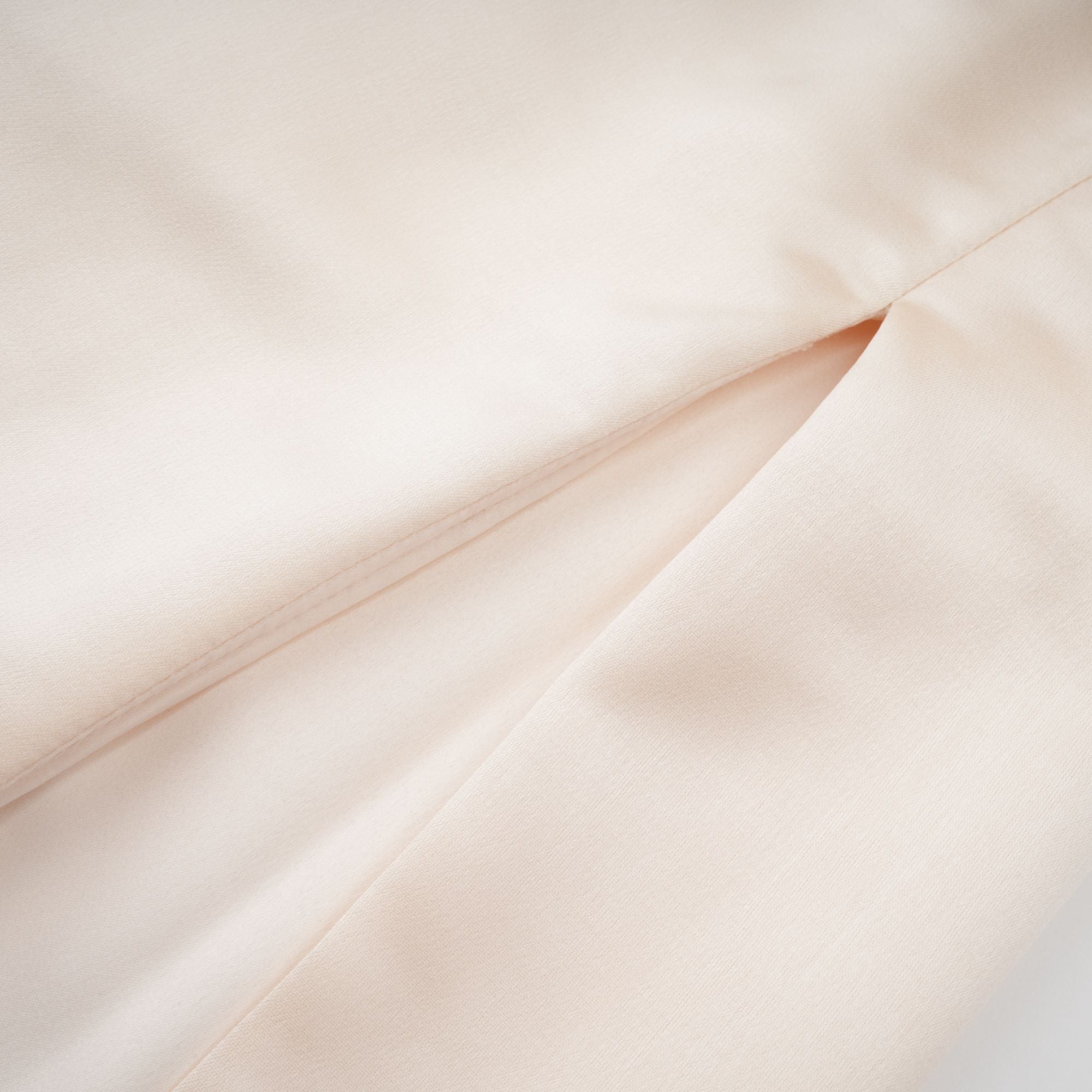 Thérèse neutral scarf-design satin maxi dress