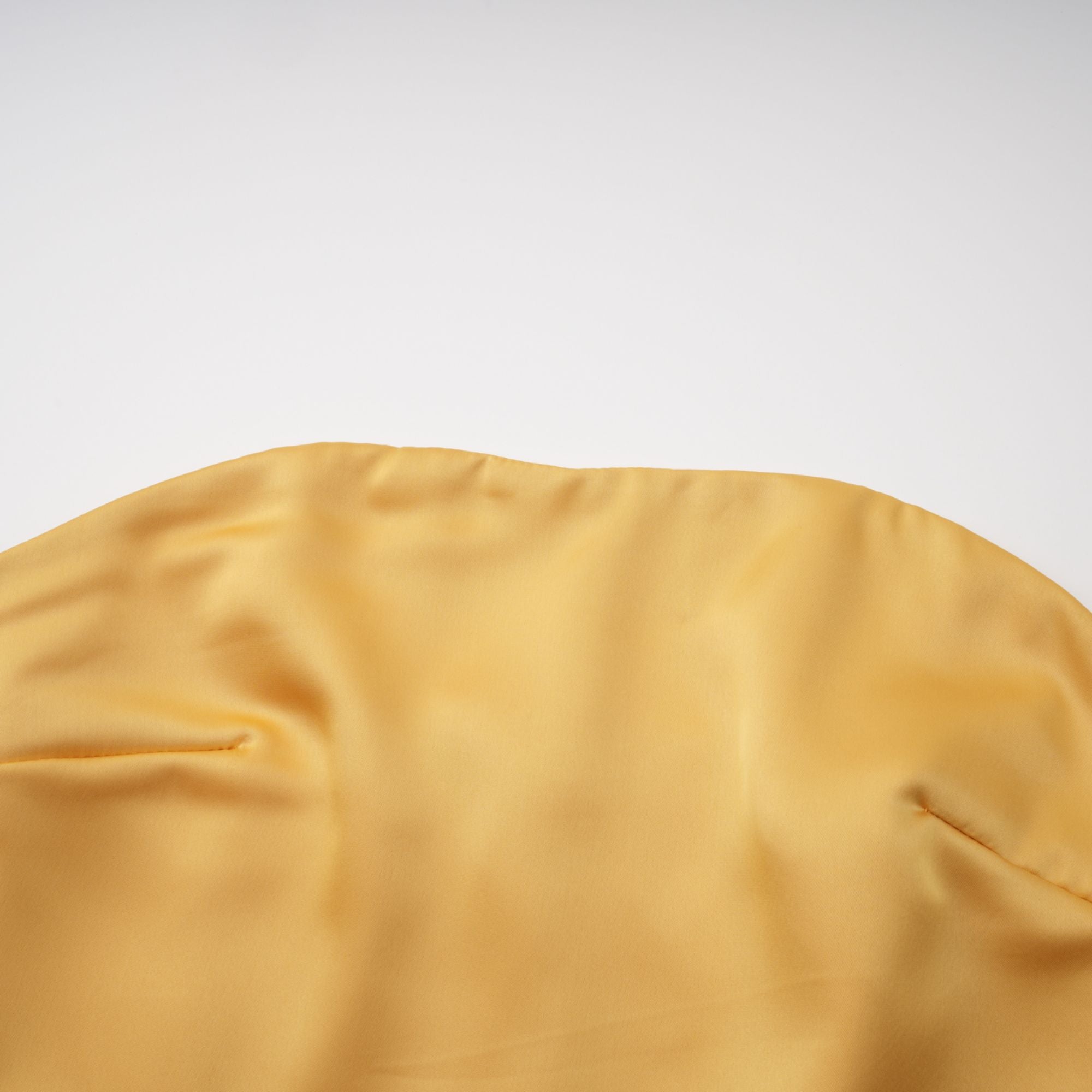 Yellow Fringed Caped Gown