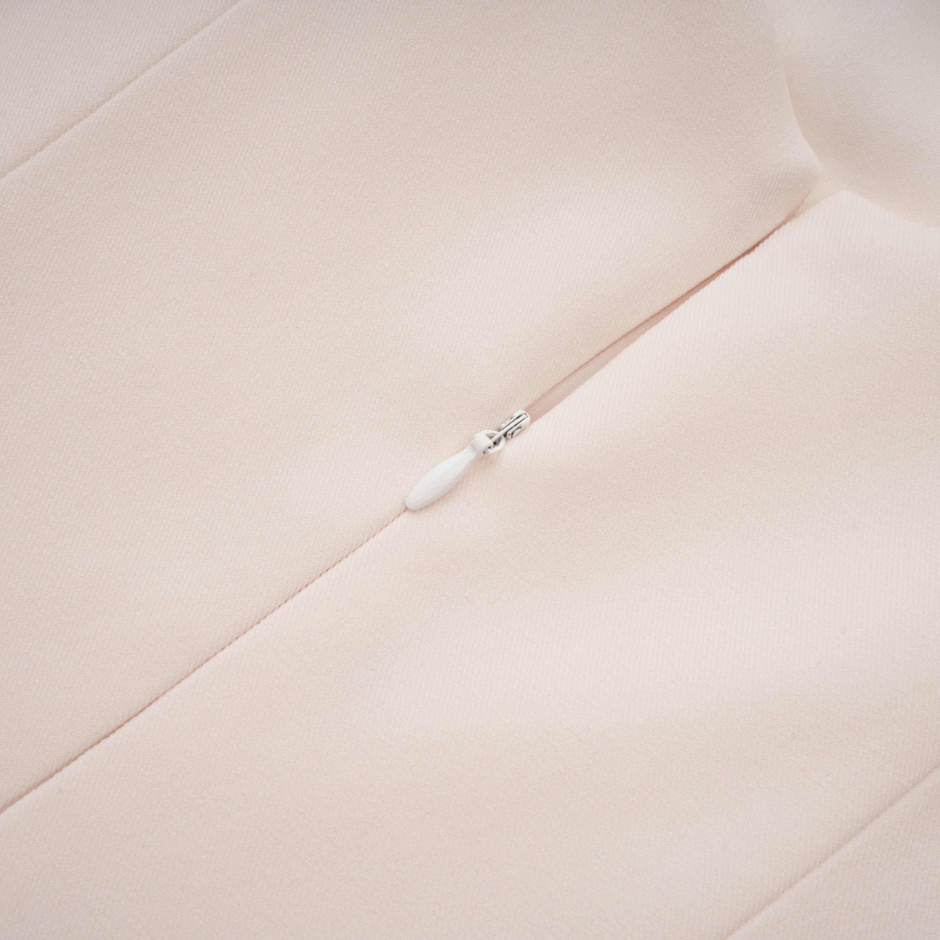 Aria Weißes asymmetrisches Schal- und Tüllpanel-Kleid-Set