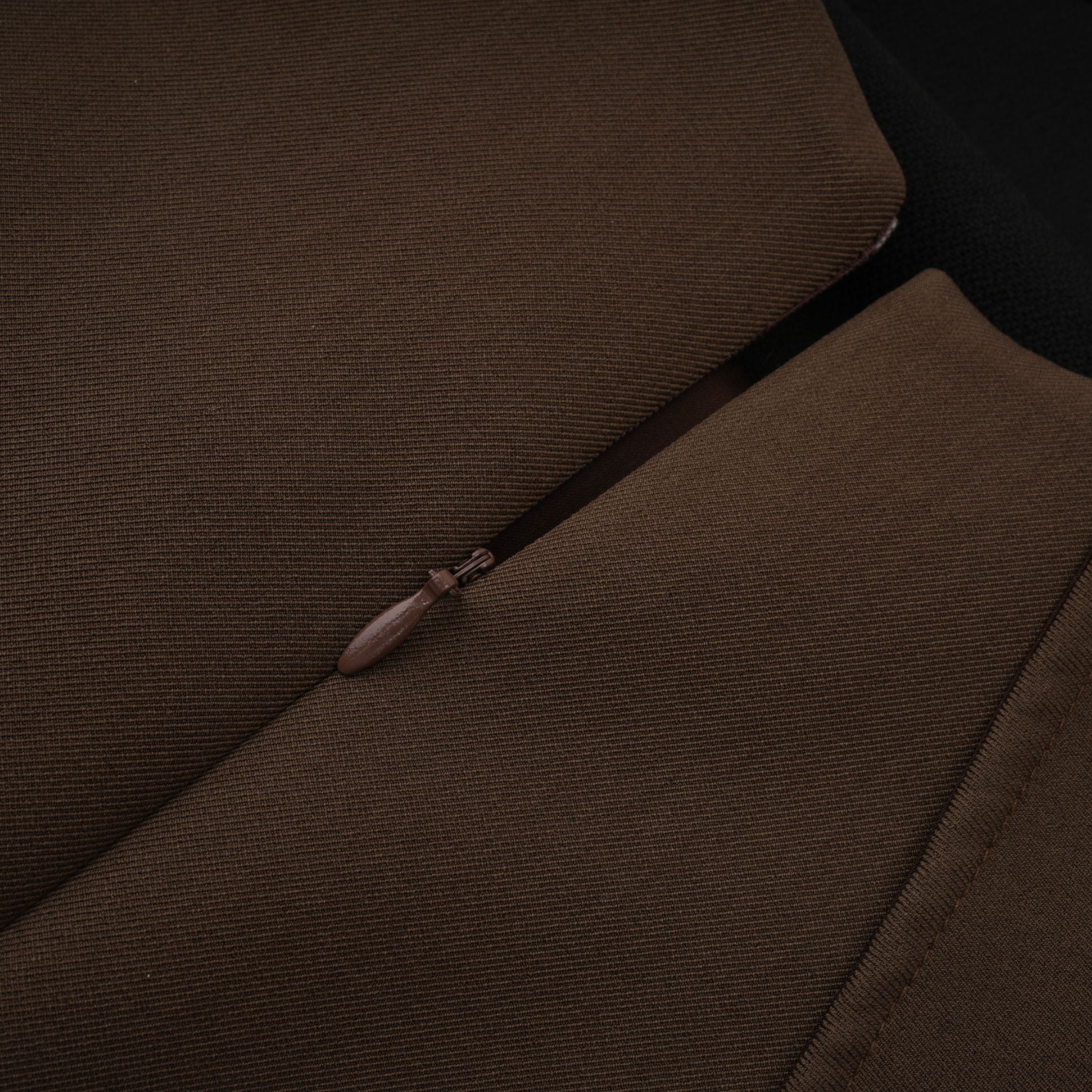 Francesca Brown Asymmetrical Gathered Mini Dress