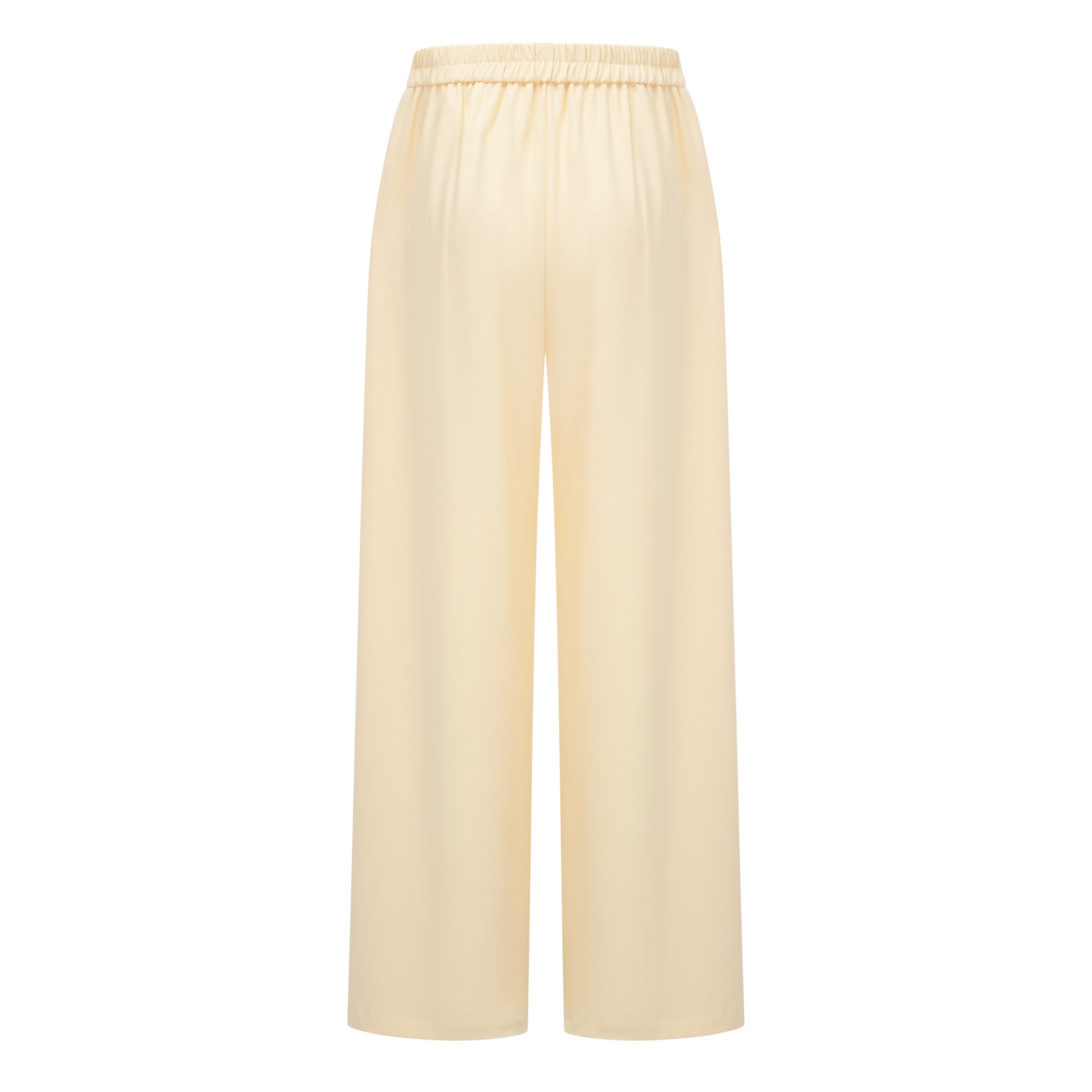 Raisa Yellow Draped Cape Top & Trousers Set