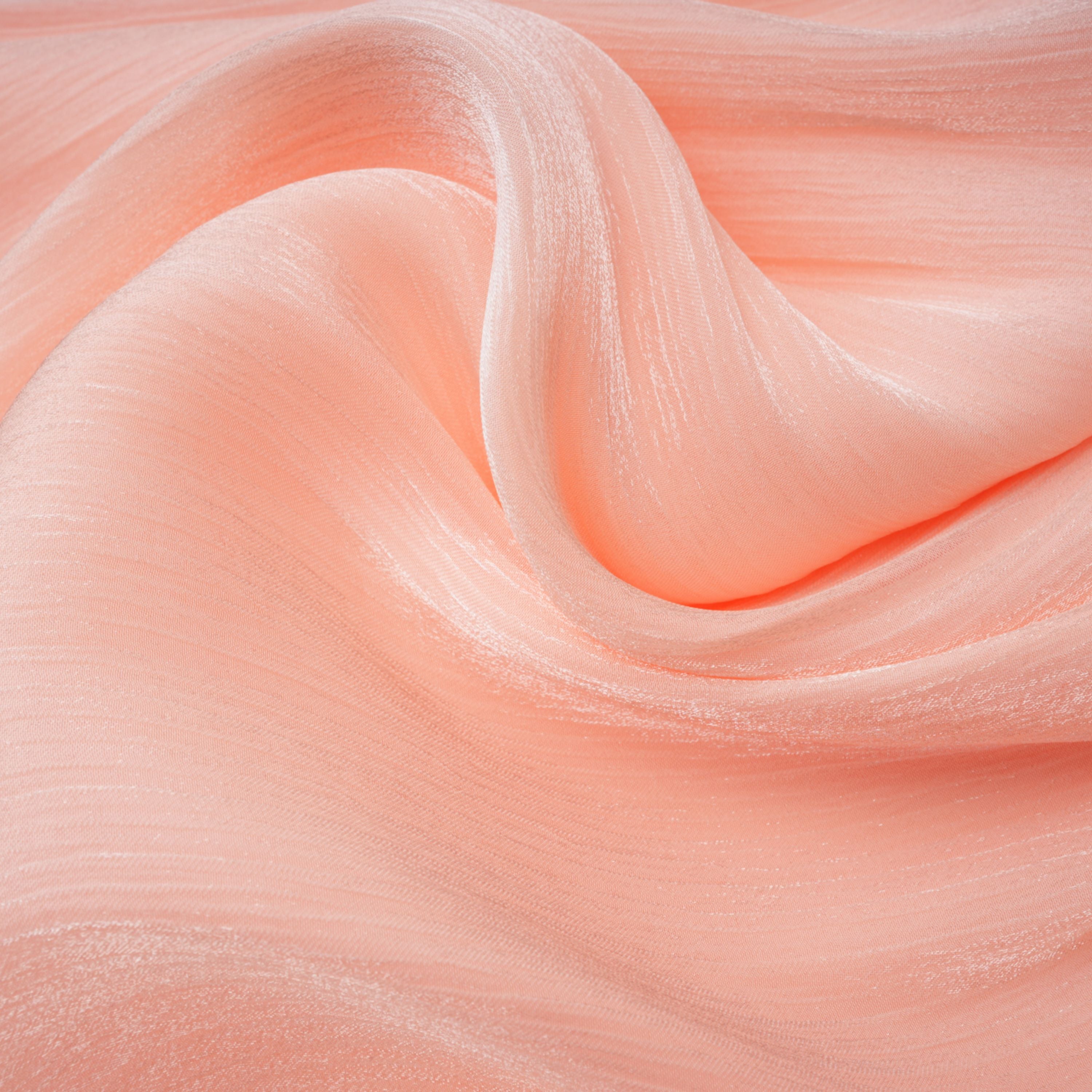 مجموعة بلوزة وتنورة ميلودي باللون الوردي اللامع