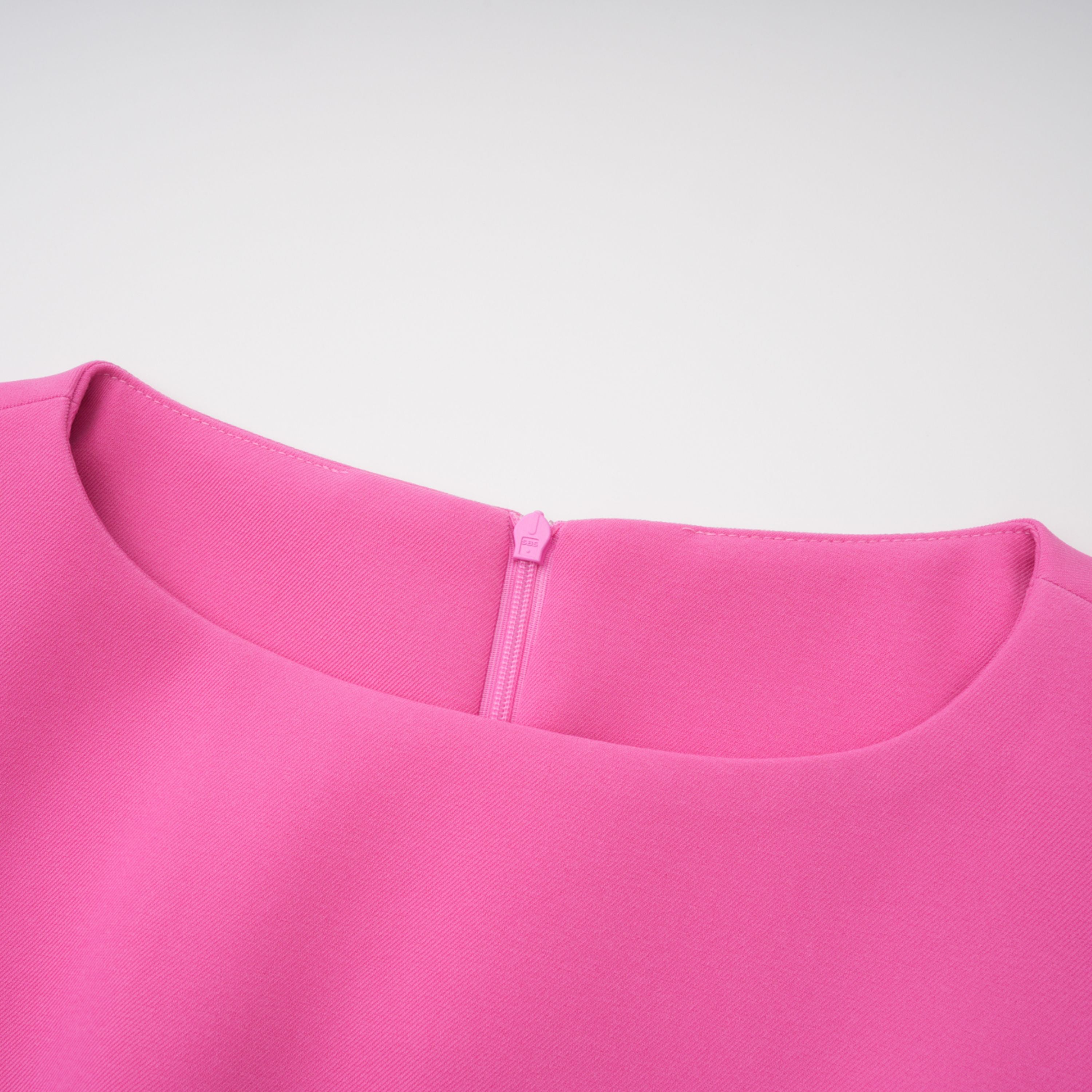 Fleurine Mini-Kleid mit floraler Applikation in Pink