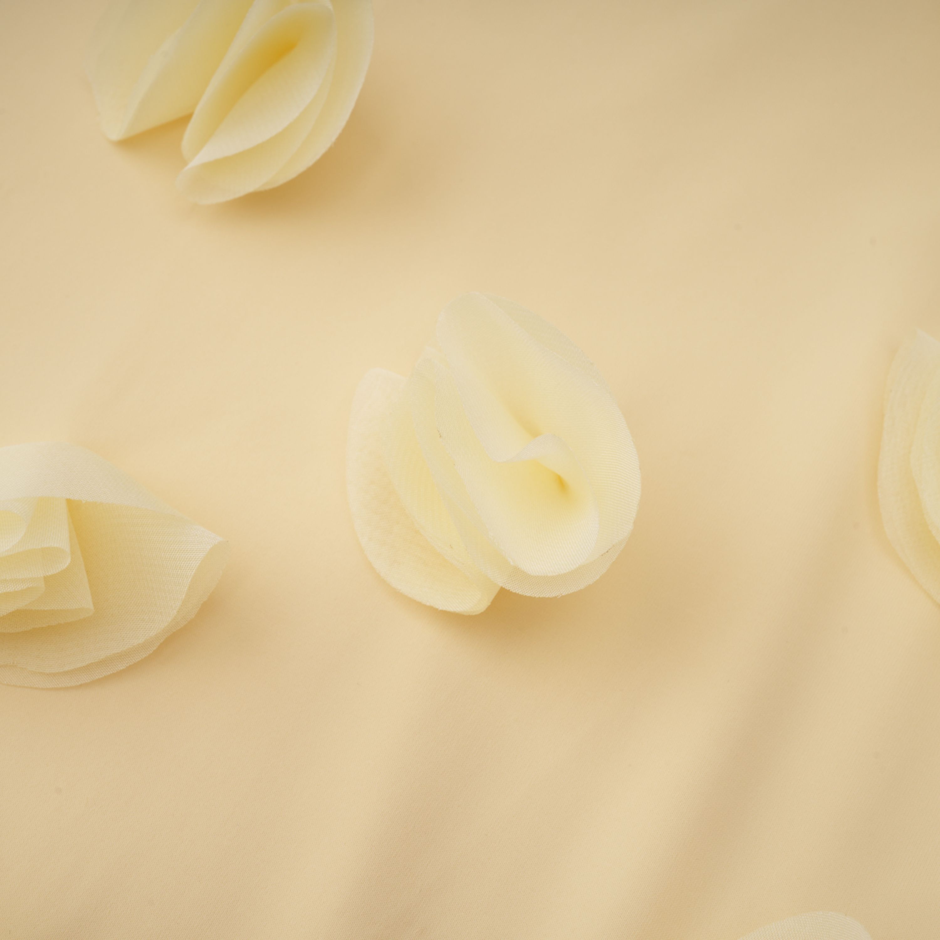 Yvette Yellow 3D Petal Mermaid Maxi Dress